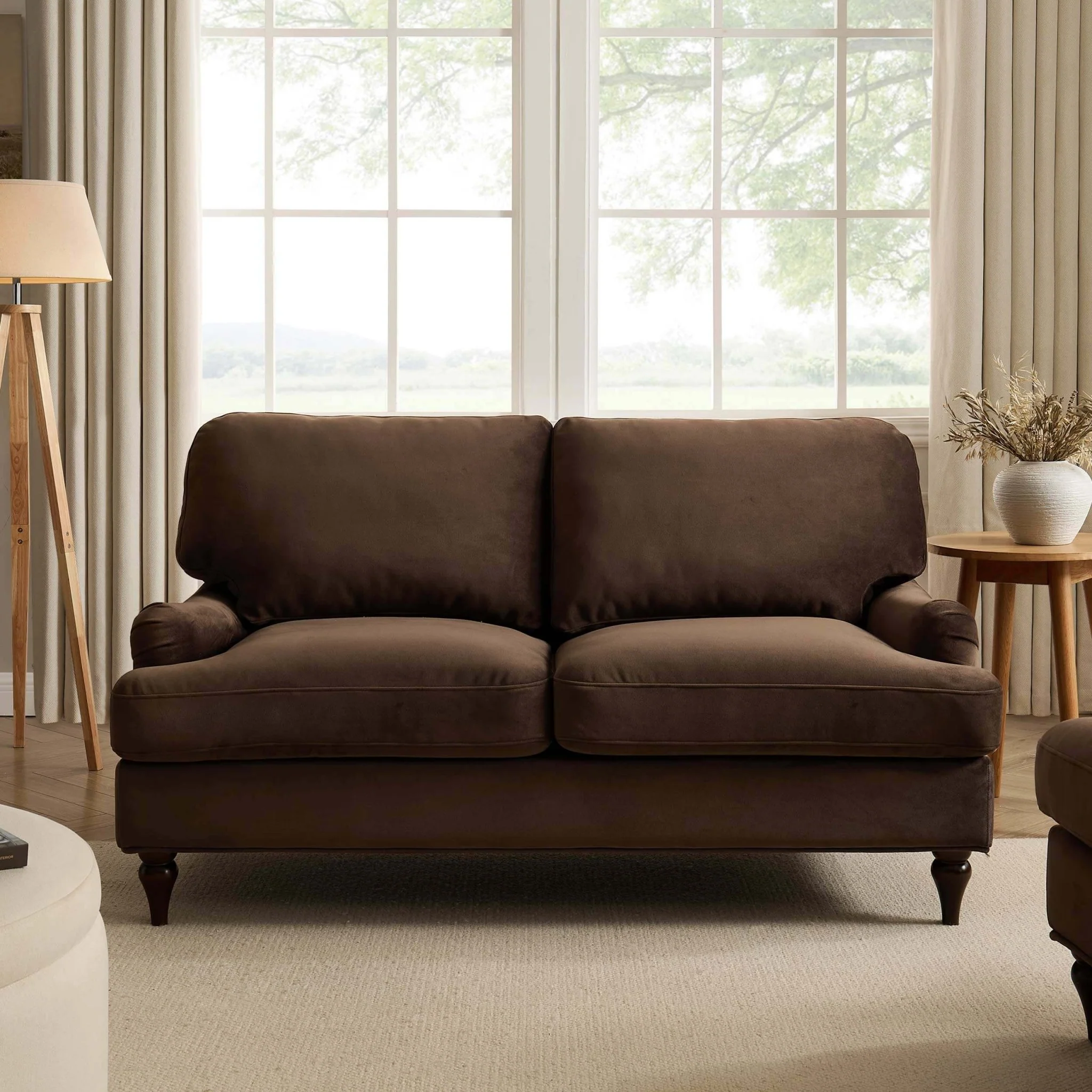 Hampshire 2 Seater Sofa - Cappuccino