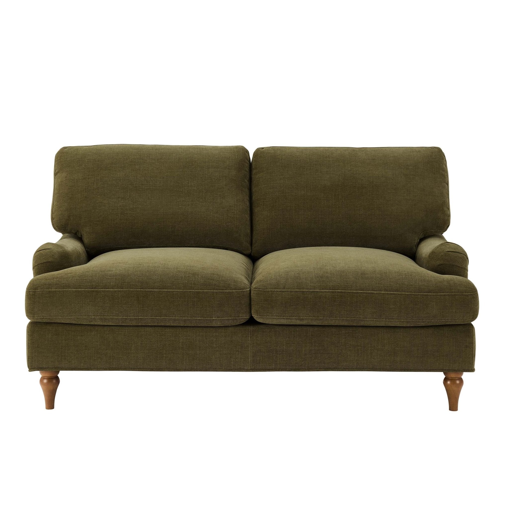 Hampshire 2 Seater Sofa - Chenille Olive - Image 2