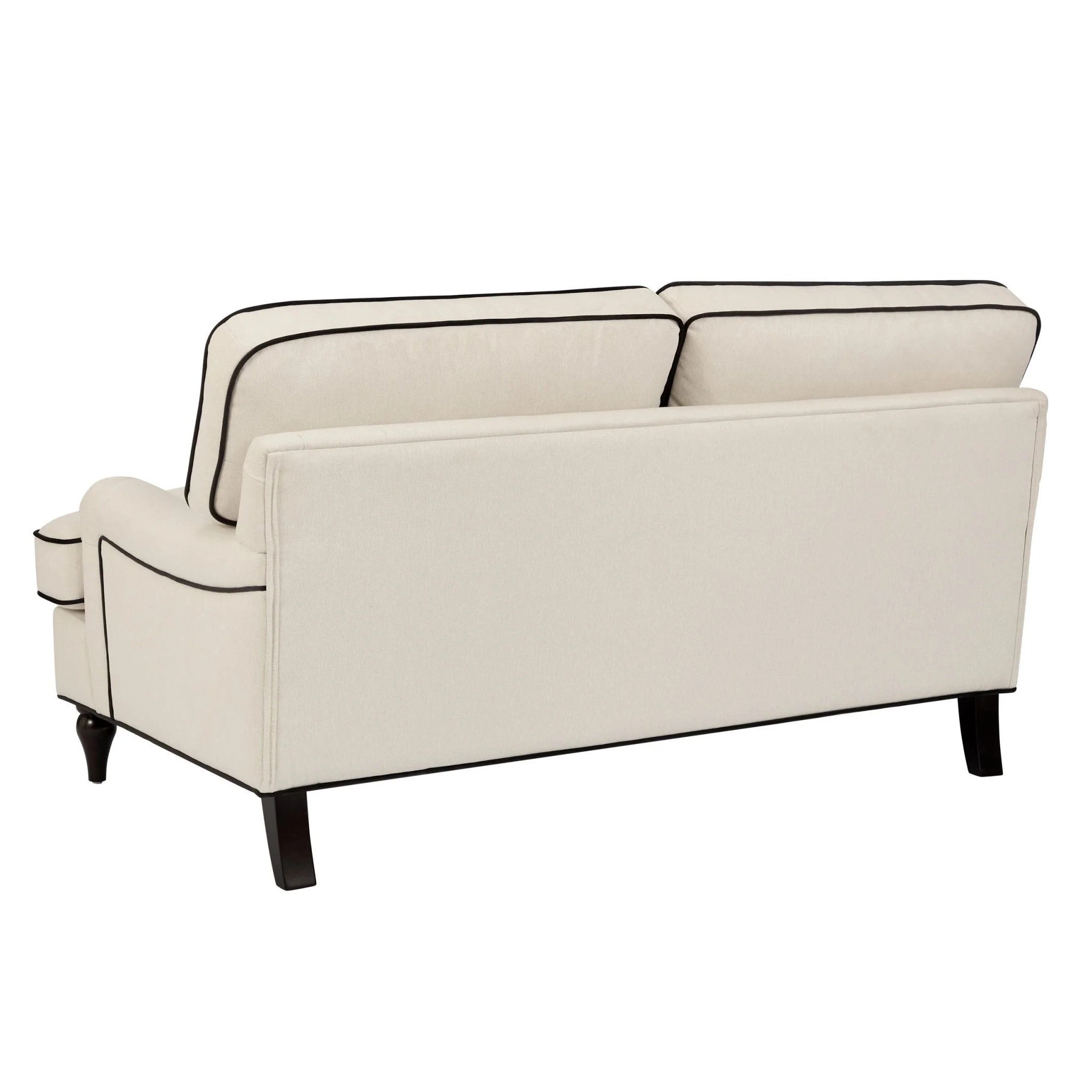 Hampshire 2 Seater Sofa - Cream/Black - Image 6