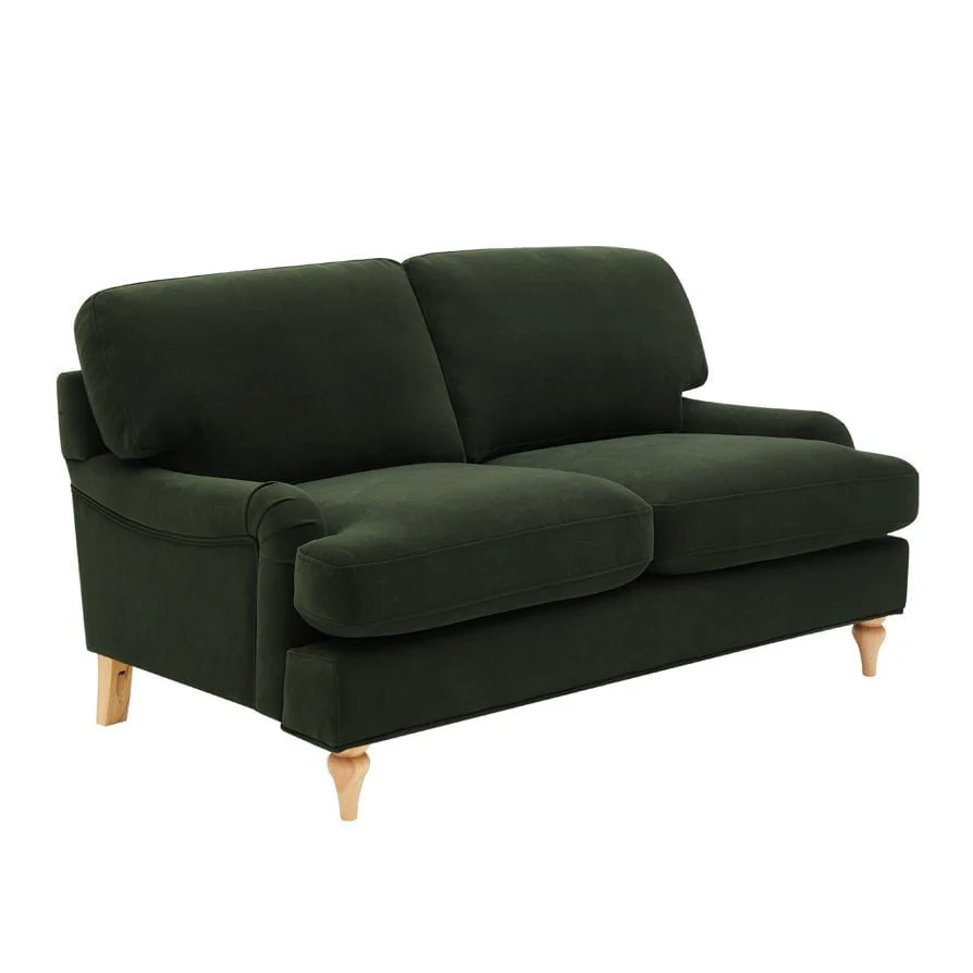 Hampshire 2 Seater Sofa - Dark Olive Green - Image 3