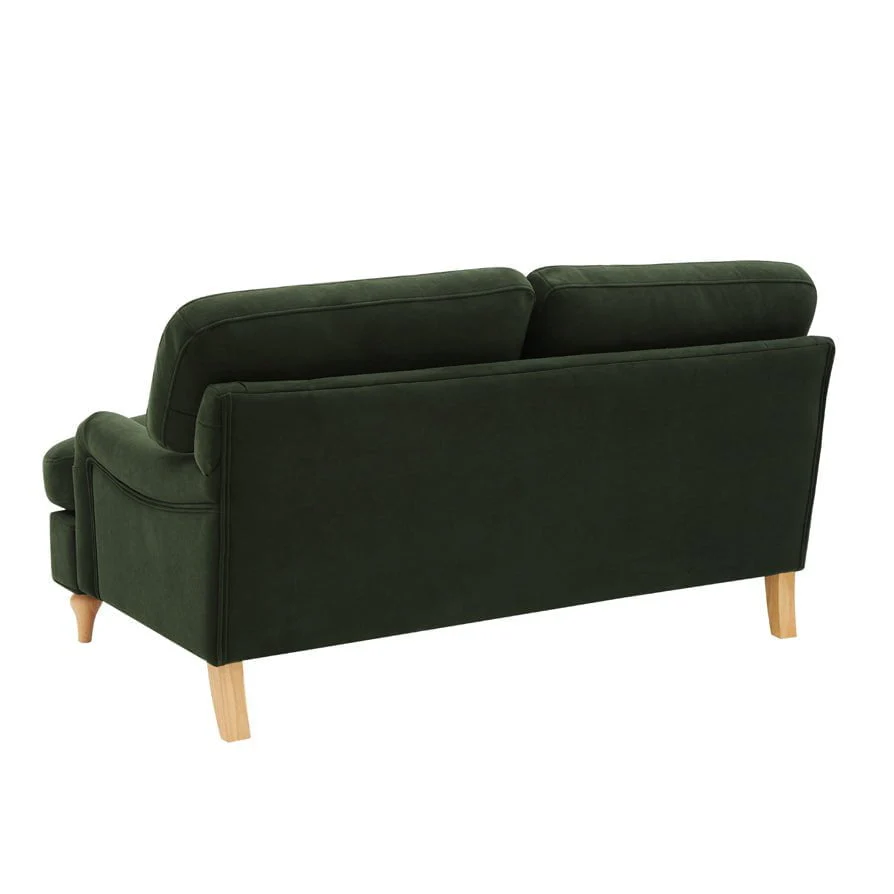 Hampshire 2 Seater Sofa - Dark Olive Green - Image 5