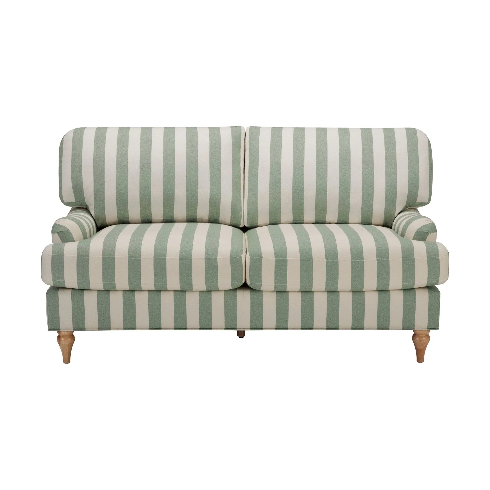 Hampshire 2 Seater Sofa - Green Stripe - Image 2