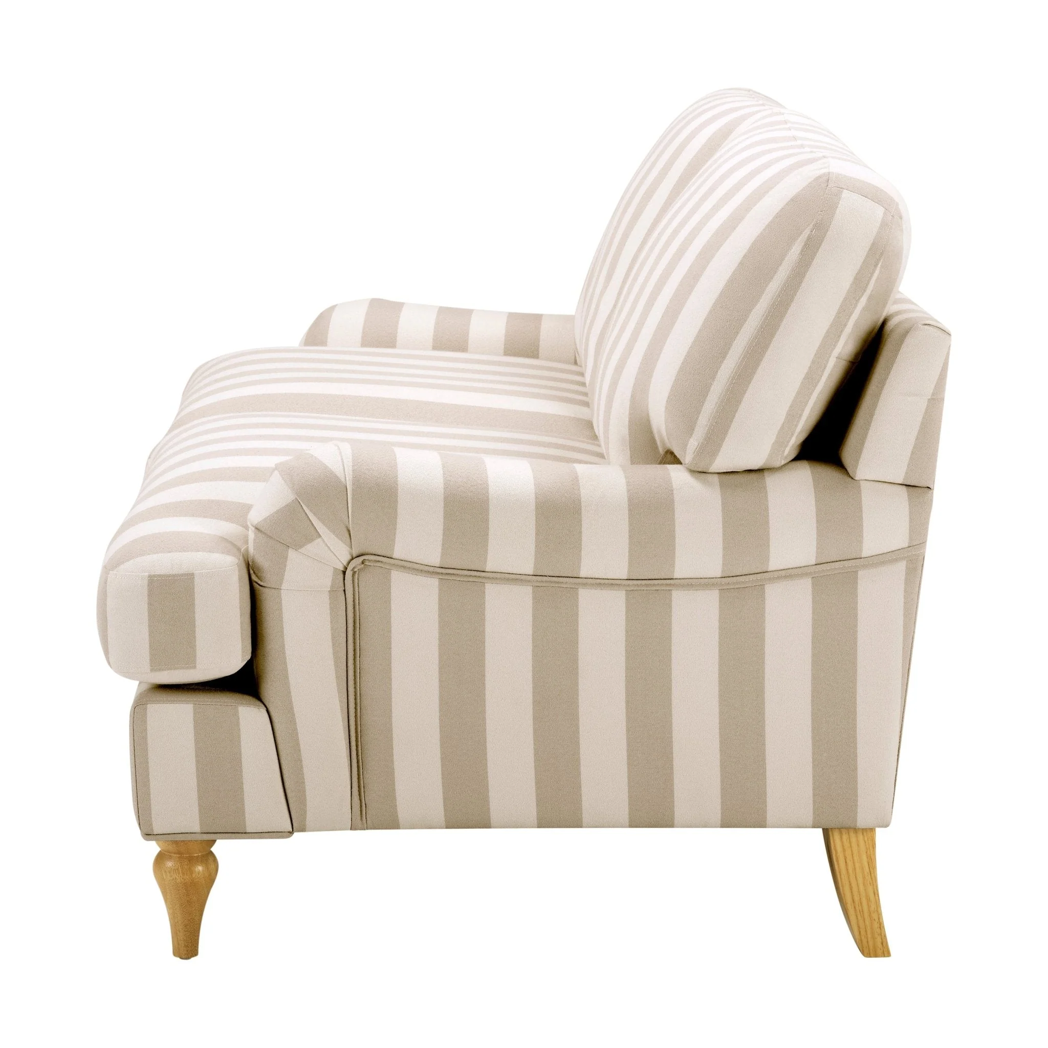 Hampshire 2 Seater Sofa - Natural Stripe - Image 5