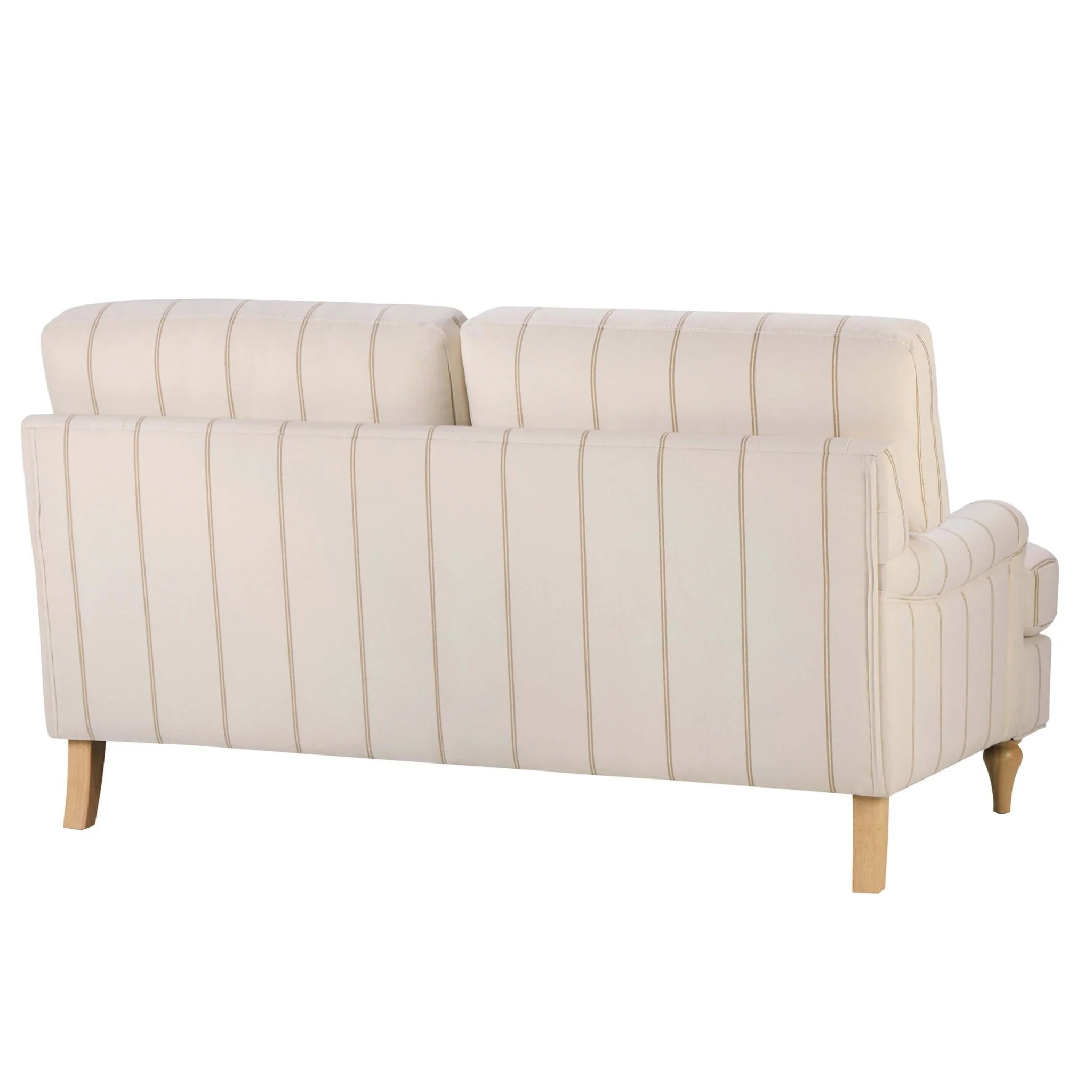 Hampshire 2 Seater Sofa - Thin Natural Stripe - Image 6