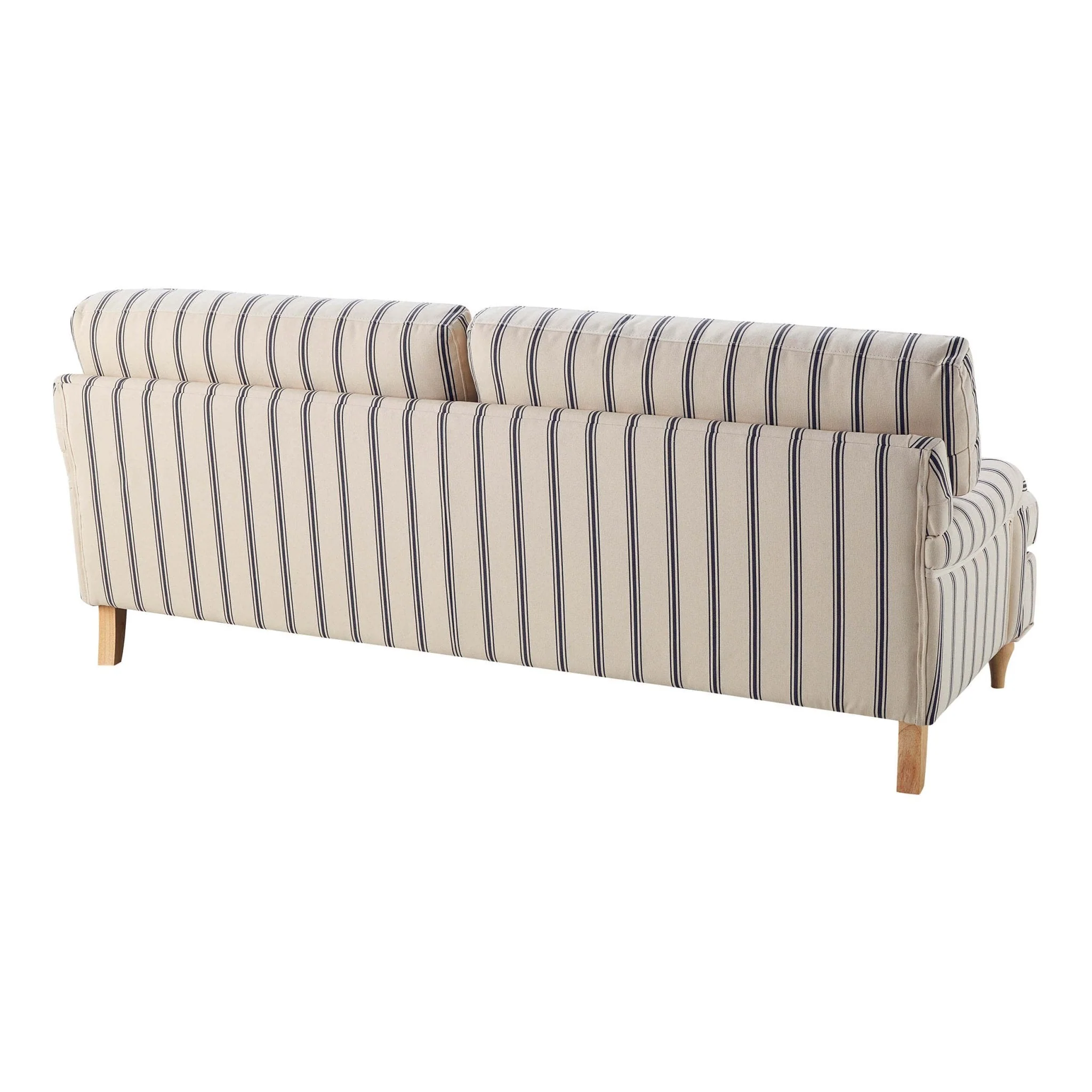 Hampshire 3 Seater Sofa - Blue Stripe - Image 6