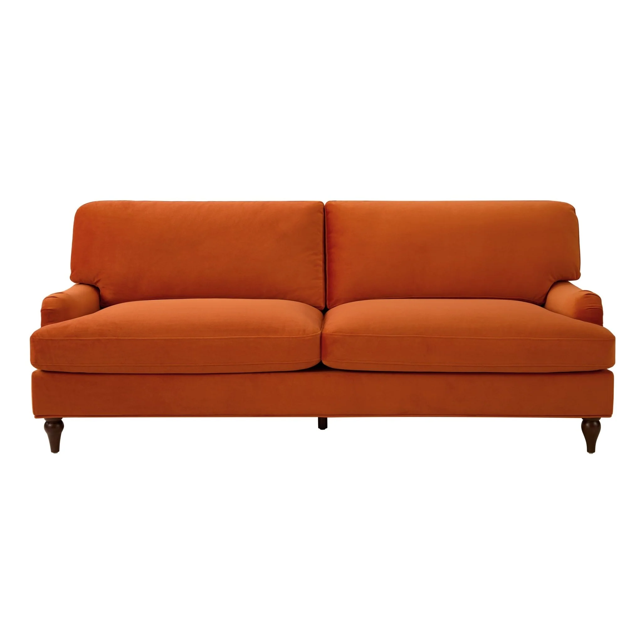 Hampshire 3 Seater Sofa - Bright Orange - Image 4