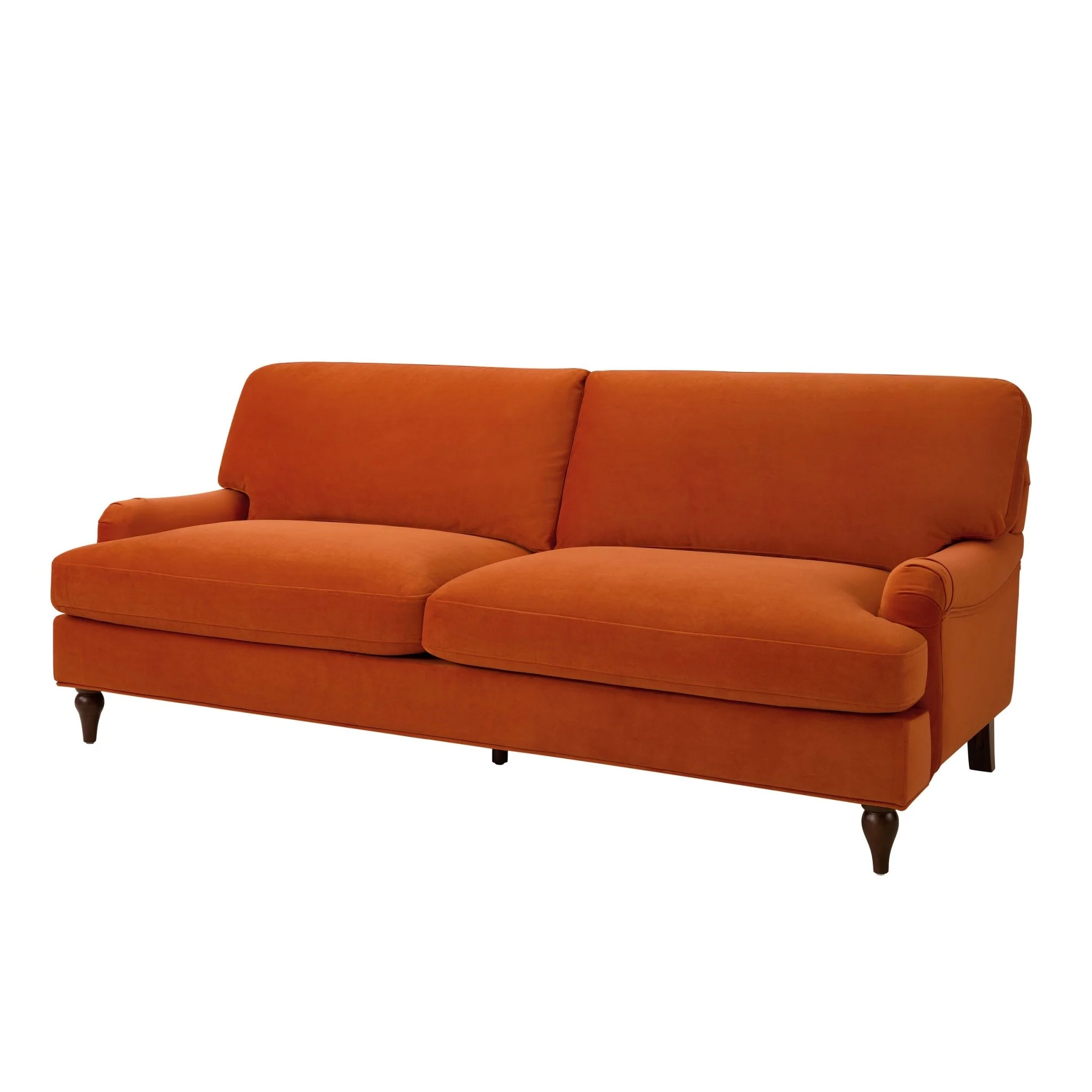 Hampshire 3 Seater Sofa - Bright Orange - Image 5