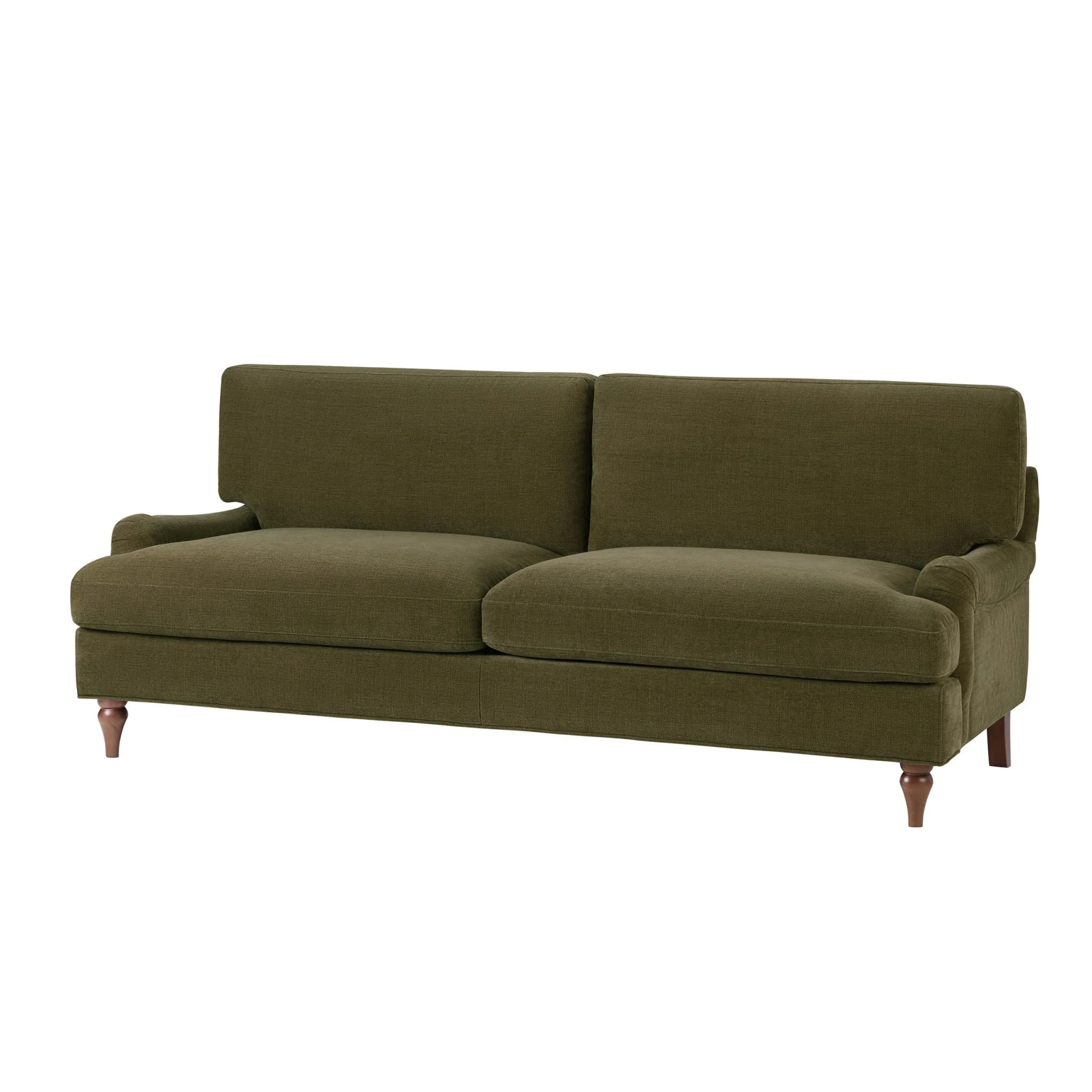 Hampshire 3 Seater Sofa - Chenille Olive - Image 2
