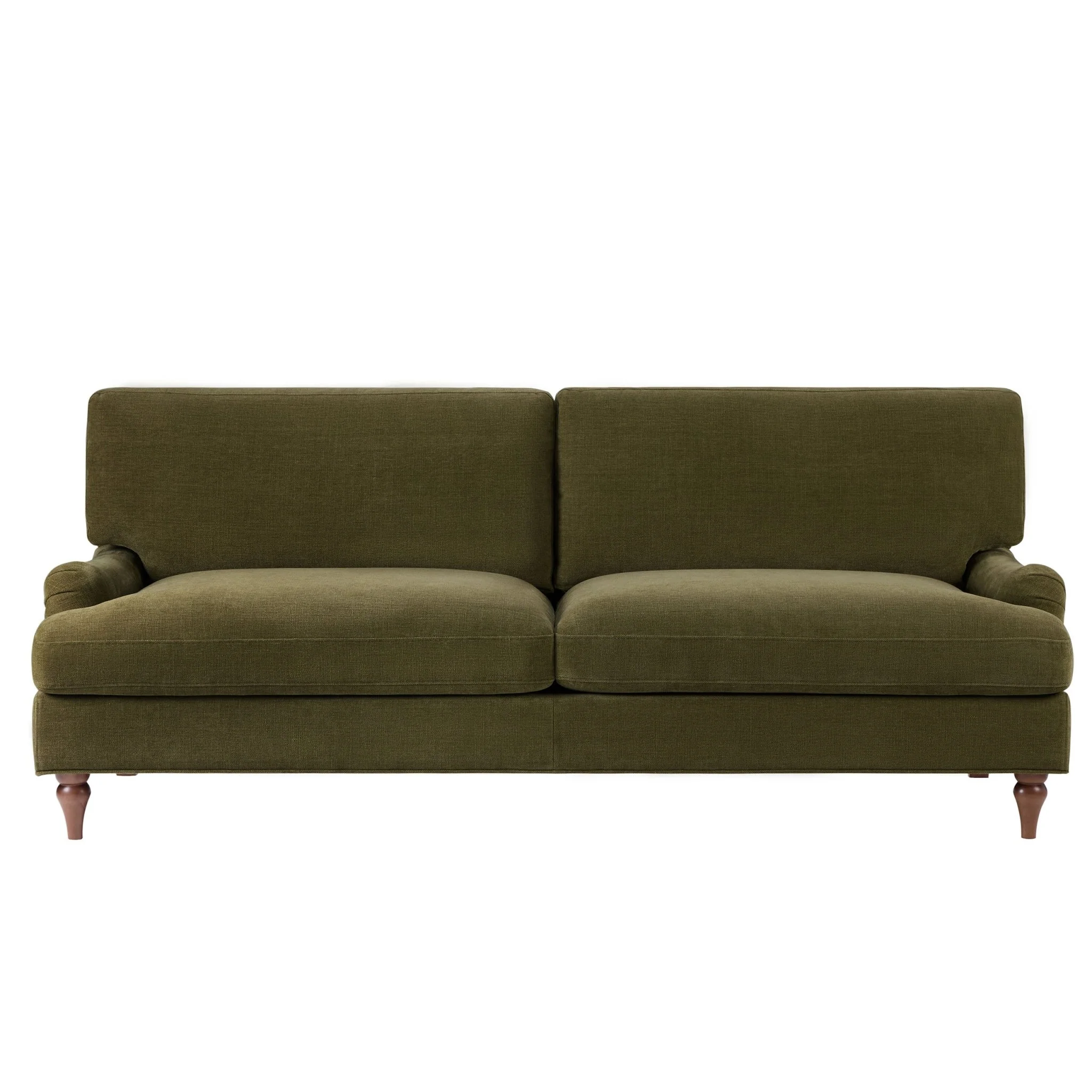 Hampshire 3 Seater Sofa - Chenille Olive - Image 3