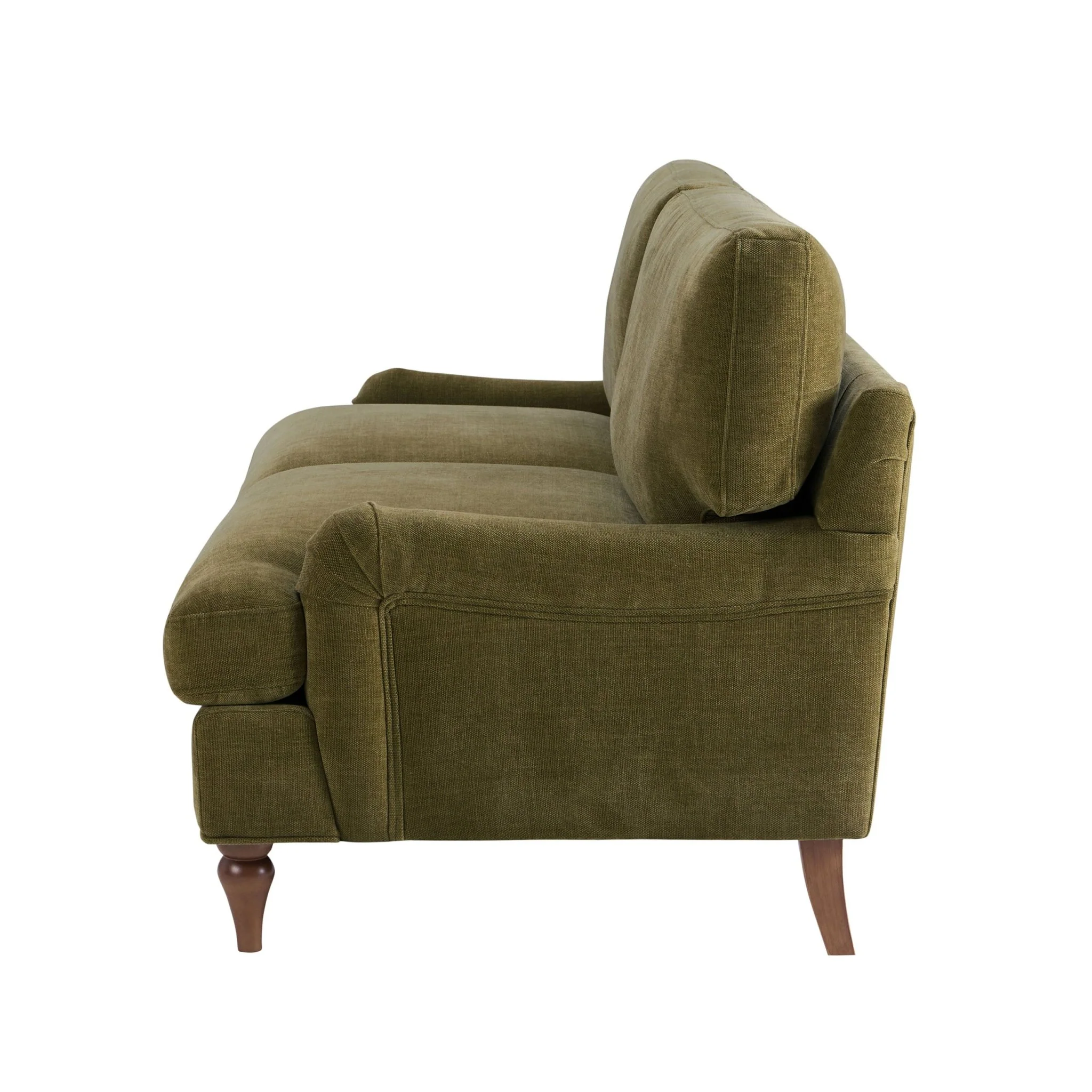 Hampshire 3 Seater Sofa - Chenille Olive - Image 4