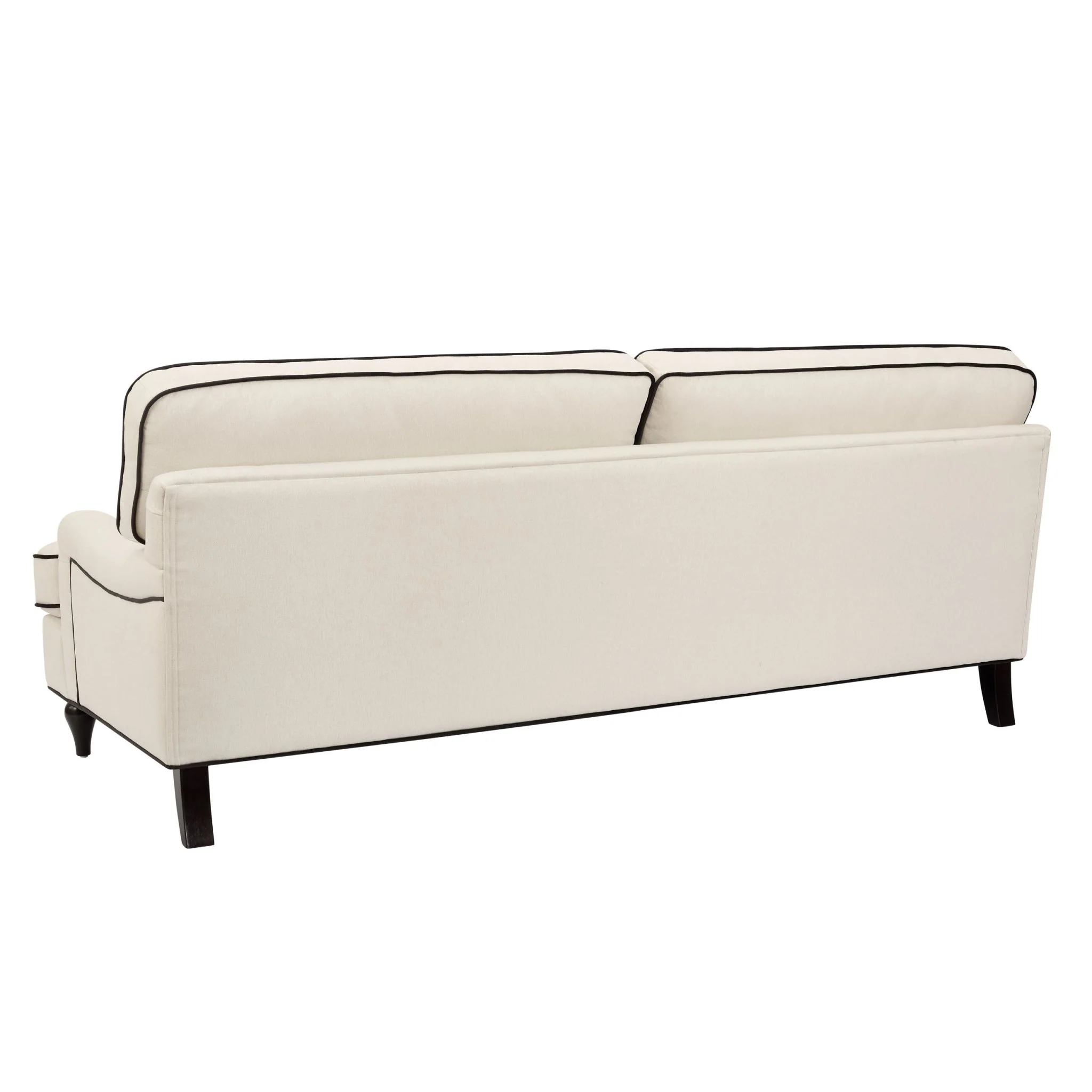Hampshire 3 Seater Sofa - Cream/Black - Image 5