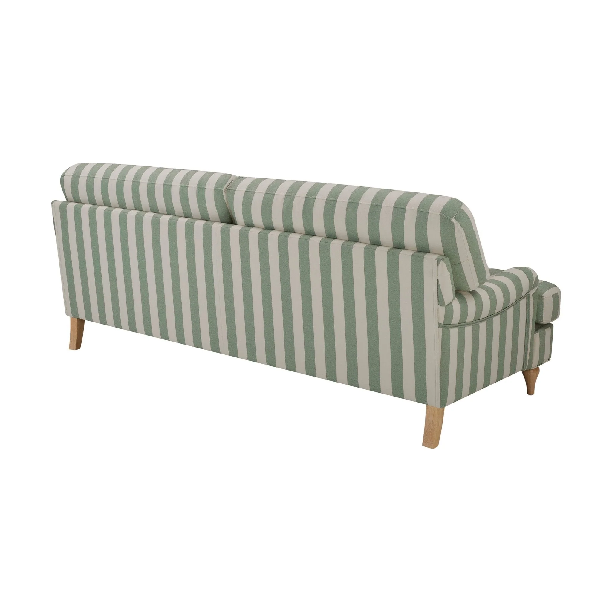 Hampshire 3 Seater Sofa - Green Stripe - Image 5