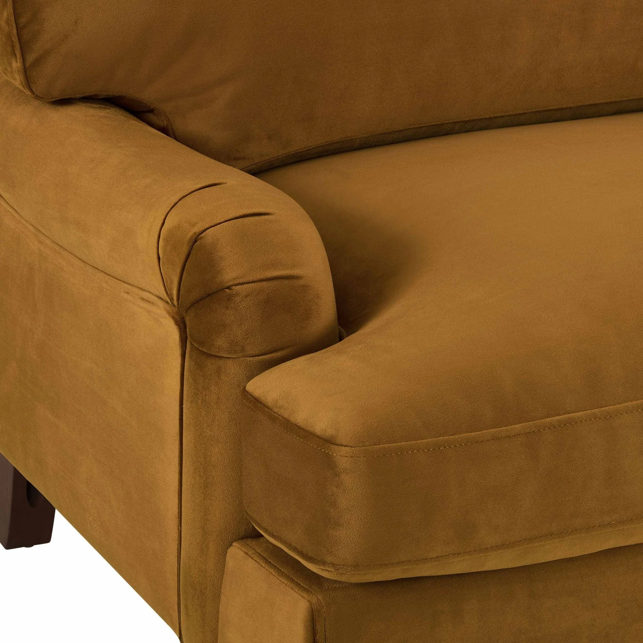 Hampshire 3 Seater Sofa - Muted Gold - Image 7