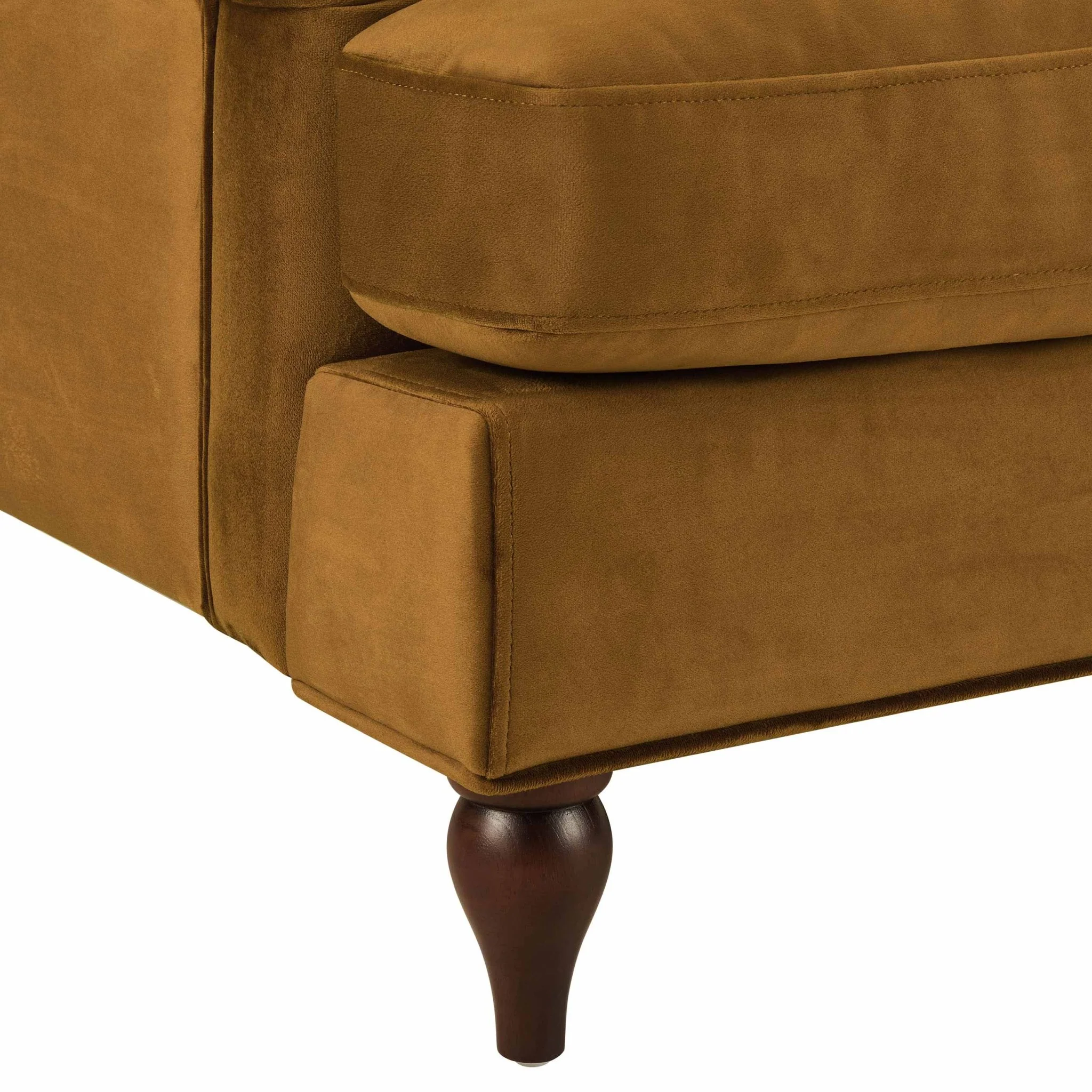 Hampshire 3 Seater Sofa - Muted Gold - Image 8