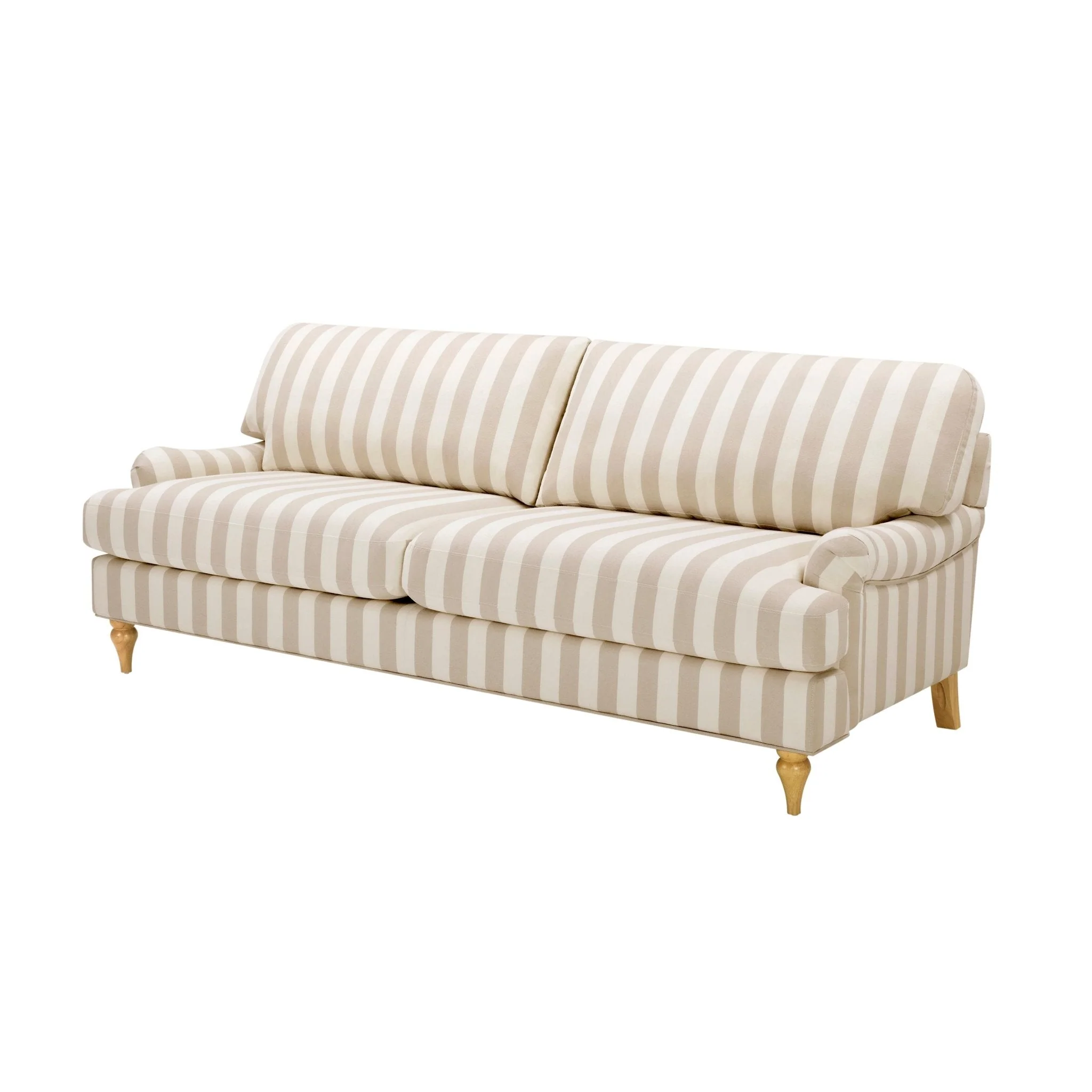 Hampshire 3 Seater Sofa - Natural Stripe - Image 3