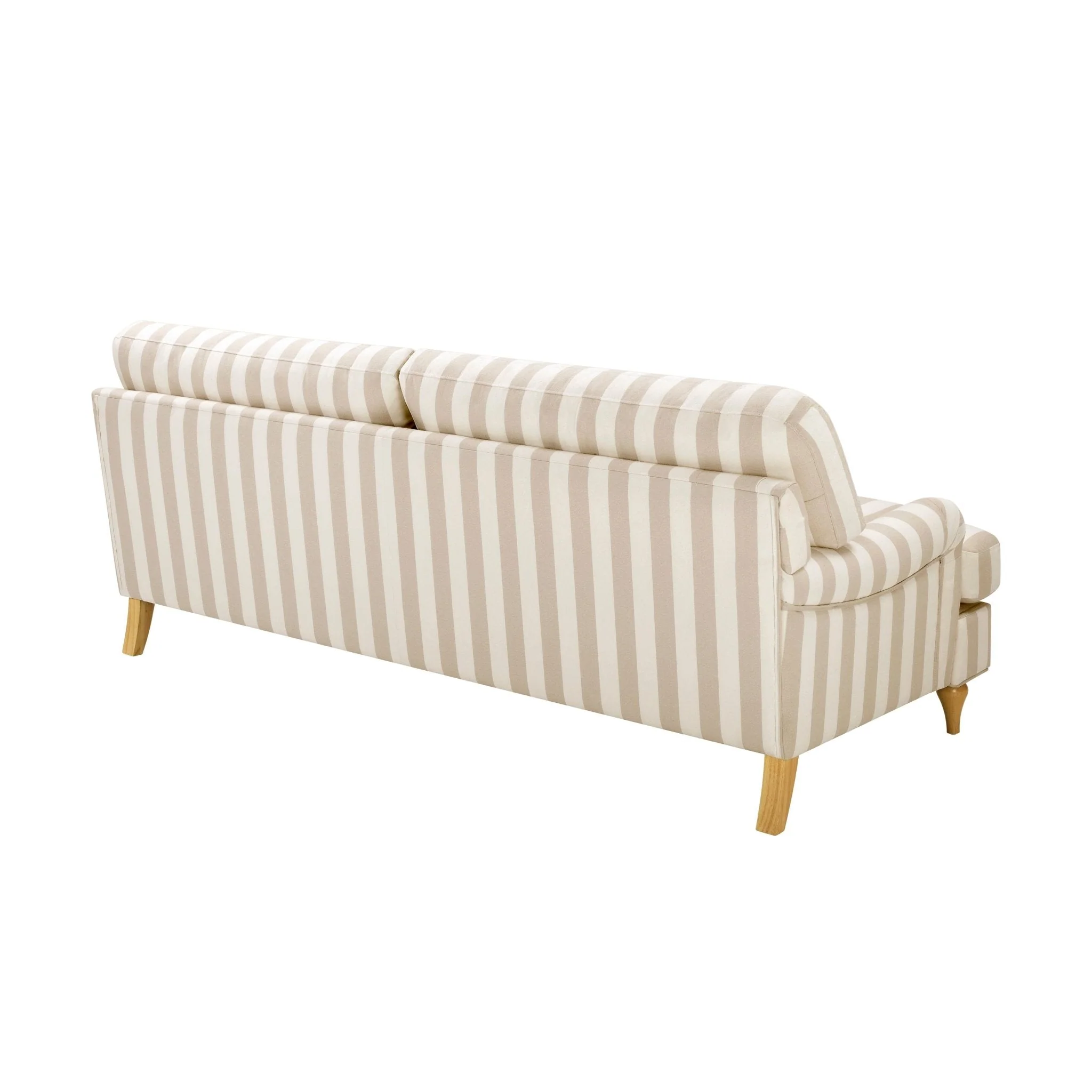 Hampshire 3 Seater Sofa - Natural Stripe - Image 4