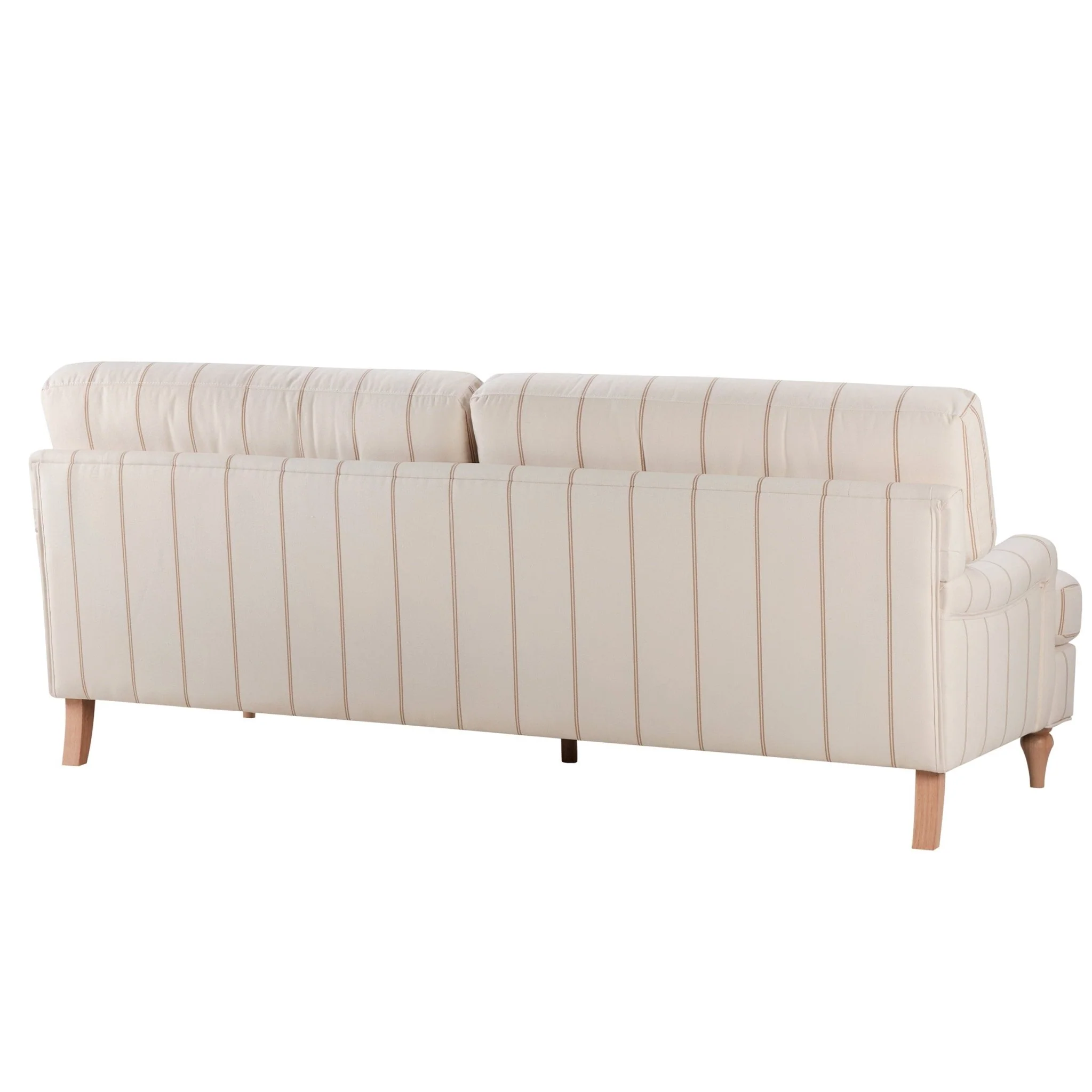 Hampshire 3 Seater Sofa - Thin Natural Stripe - Image 7