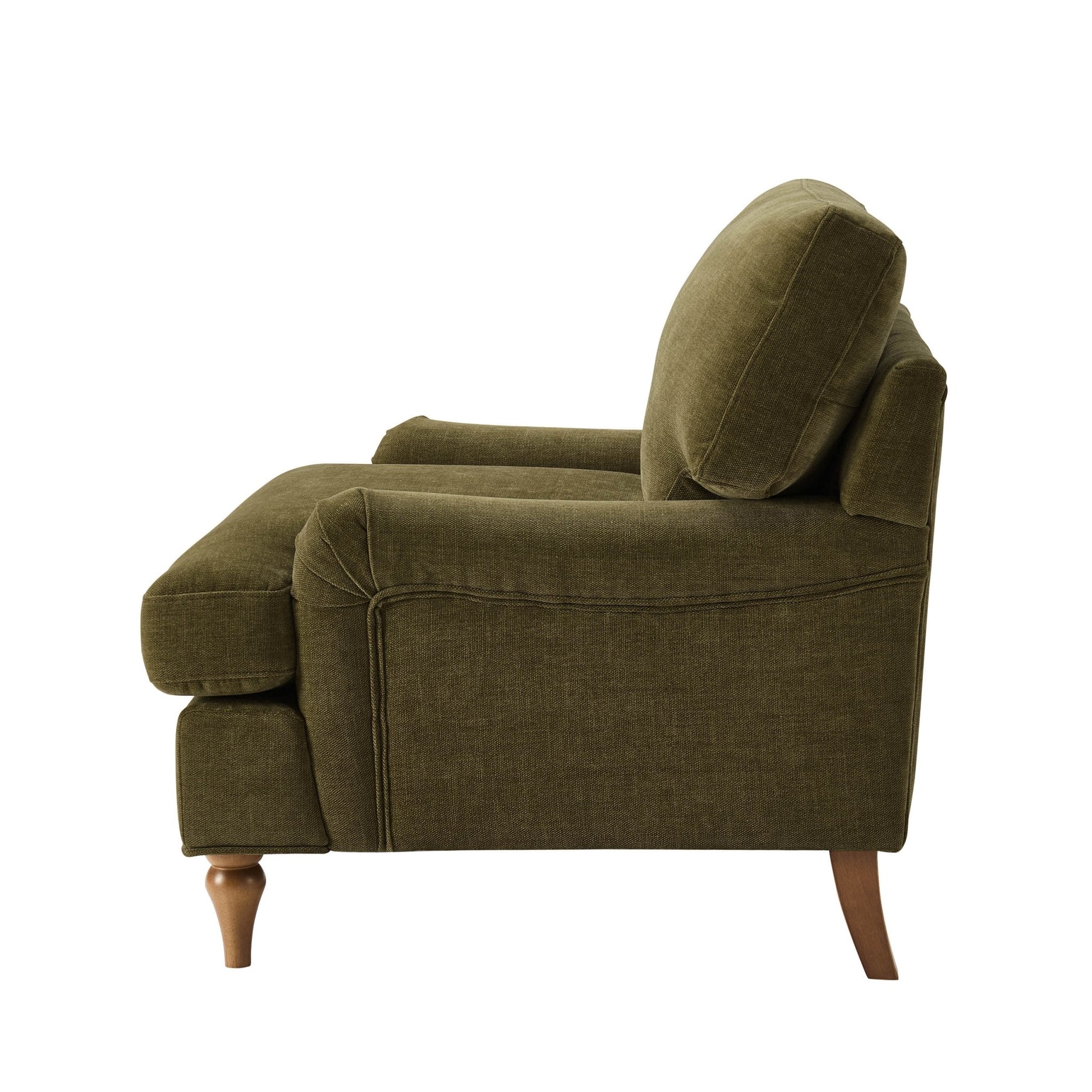 Hampshire Armchair - Chenille Olive - Image 5
