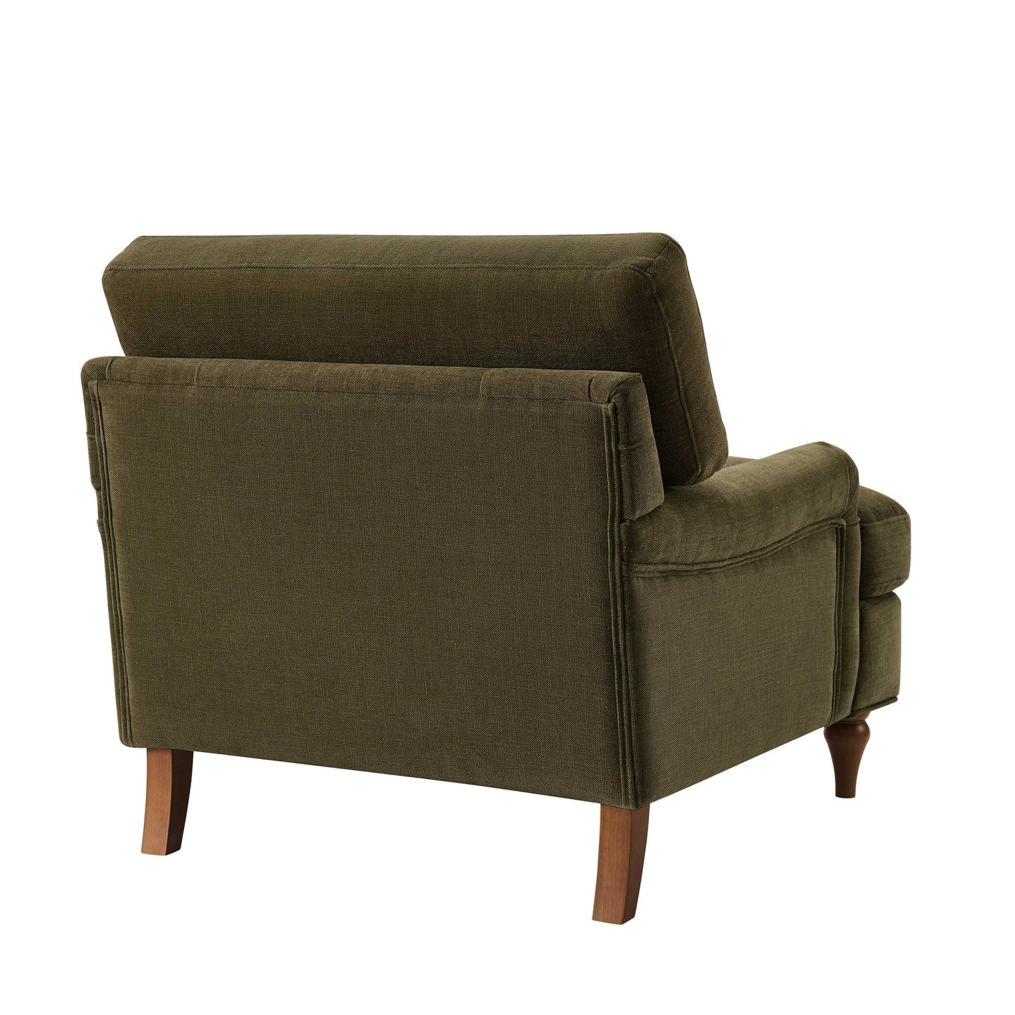 Hampshire Armchair - Chenille Olive - Image 6