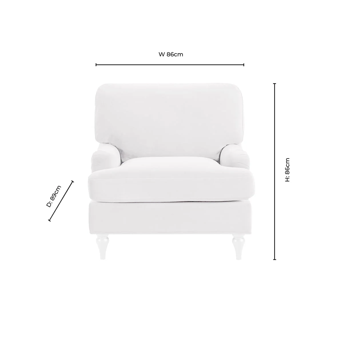 Hampshire Armchair - Cappuccino - Image 9