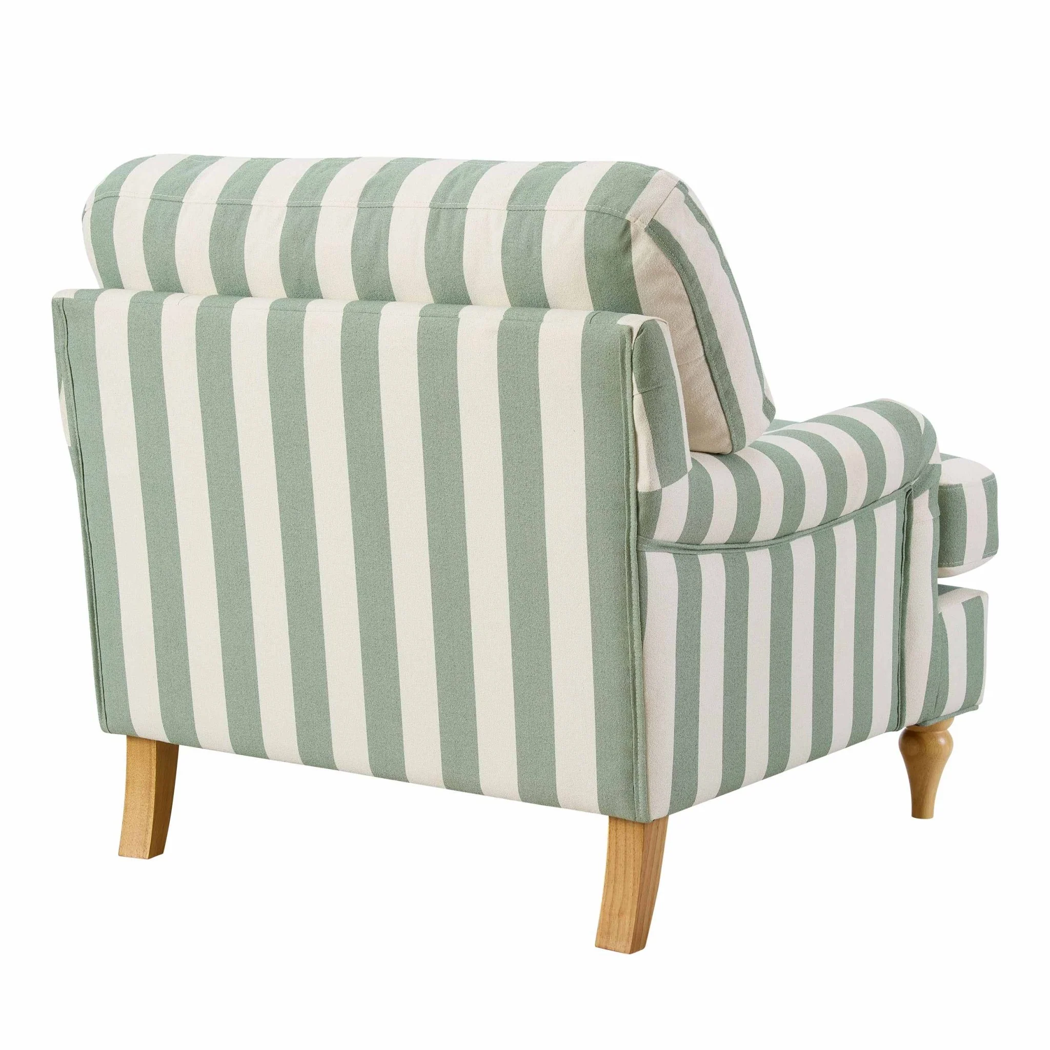 Hampshire Armchair - Green Stripe - Image 5
