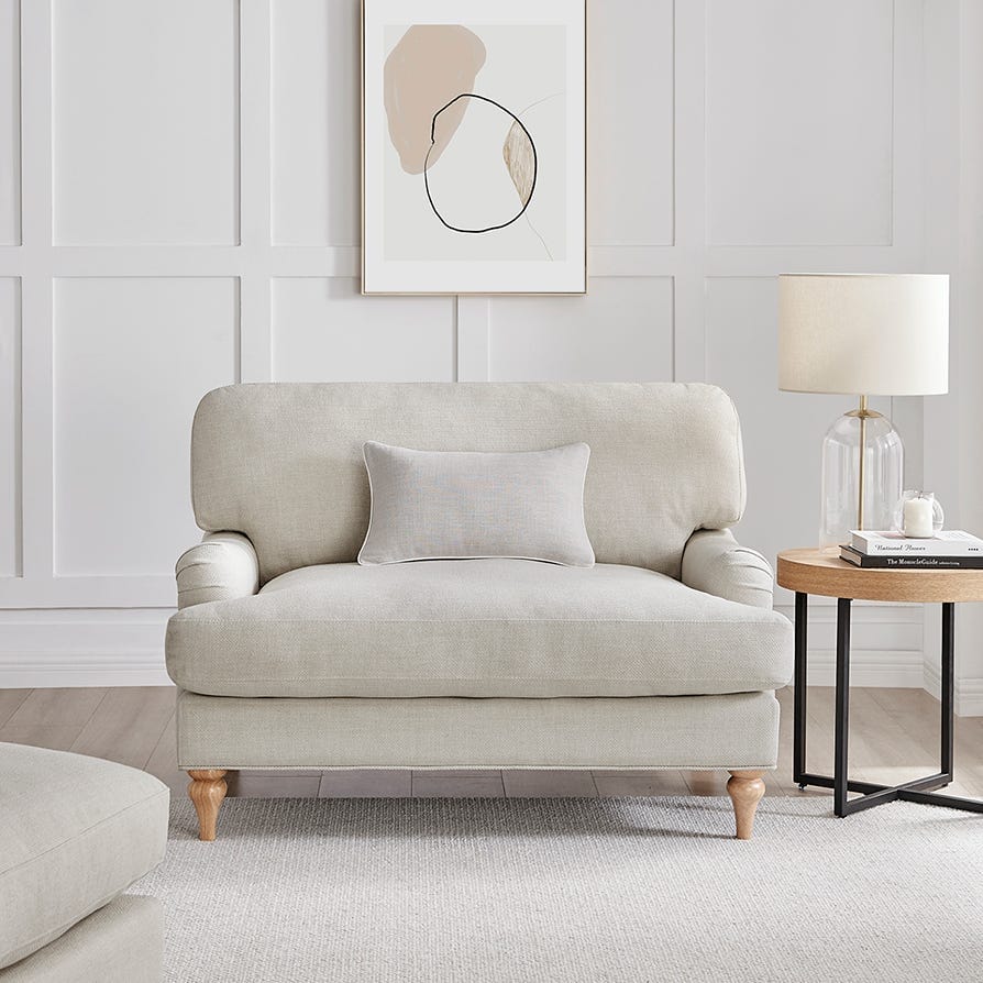 Hampshire Loveseat - Beige - Image 4