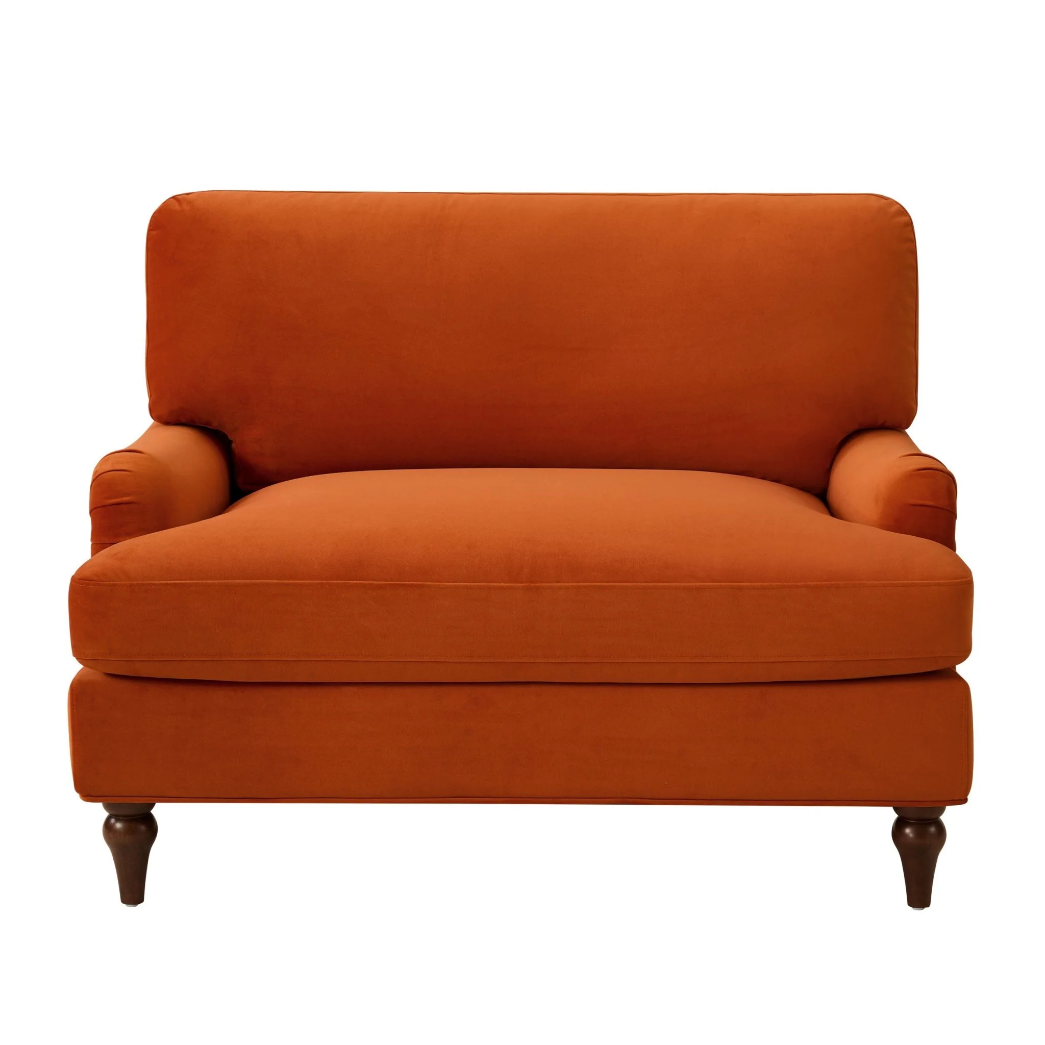 Hampshire Loveseat - Bright Orange - Image 3