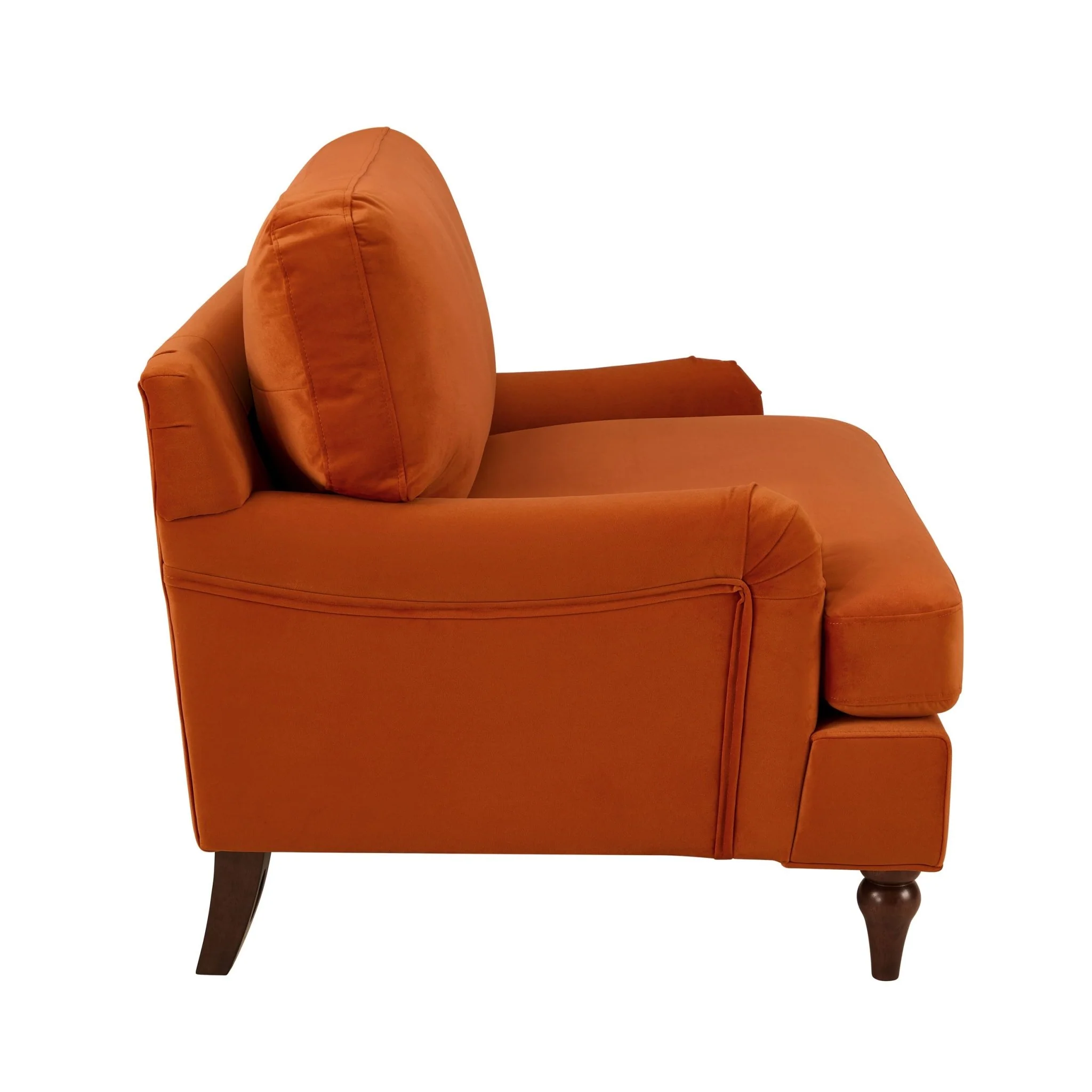 Hampshire Loveseat - Bright Orange - Image 5