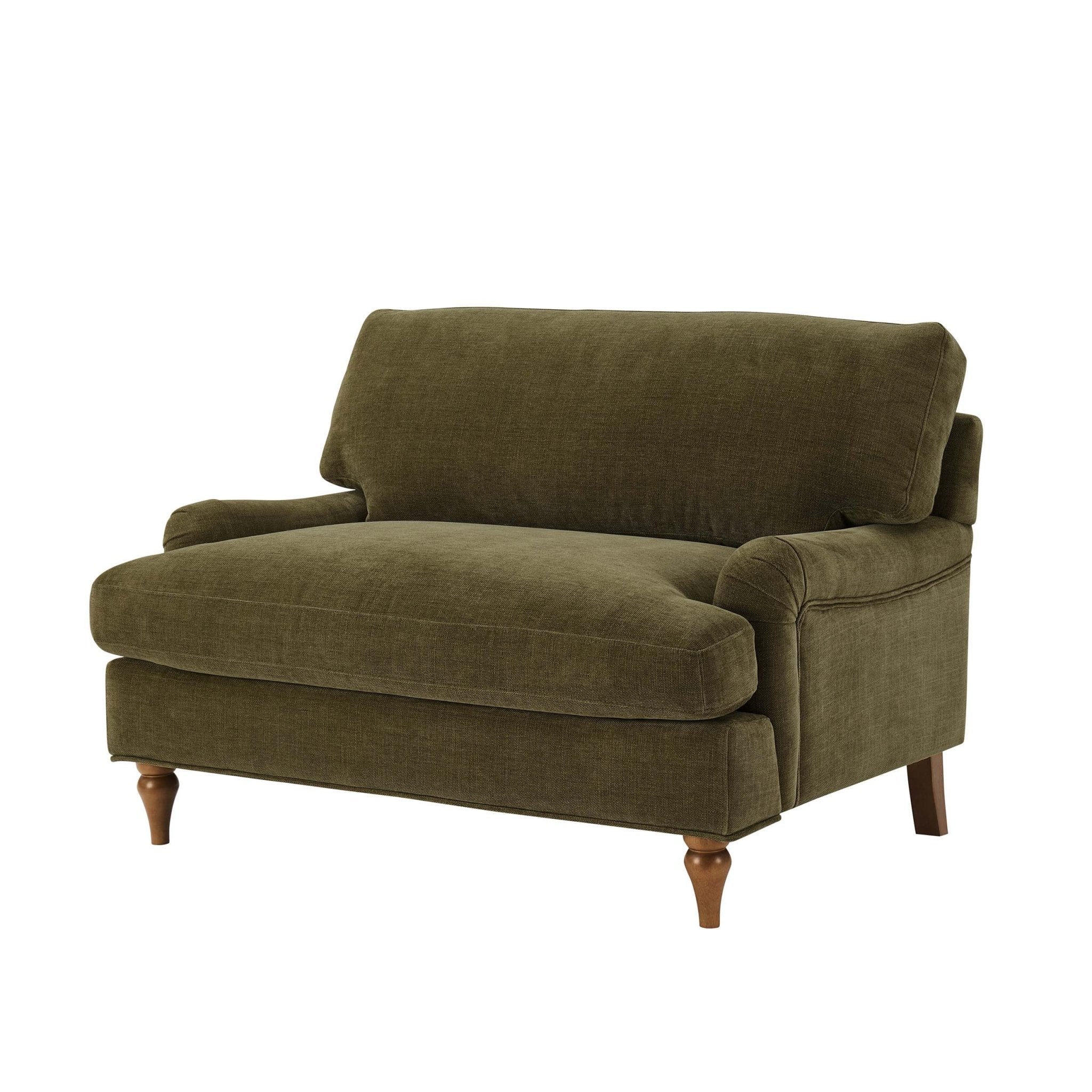 Hampshire Loveseat - Chenille Olive - Image 3