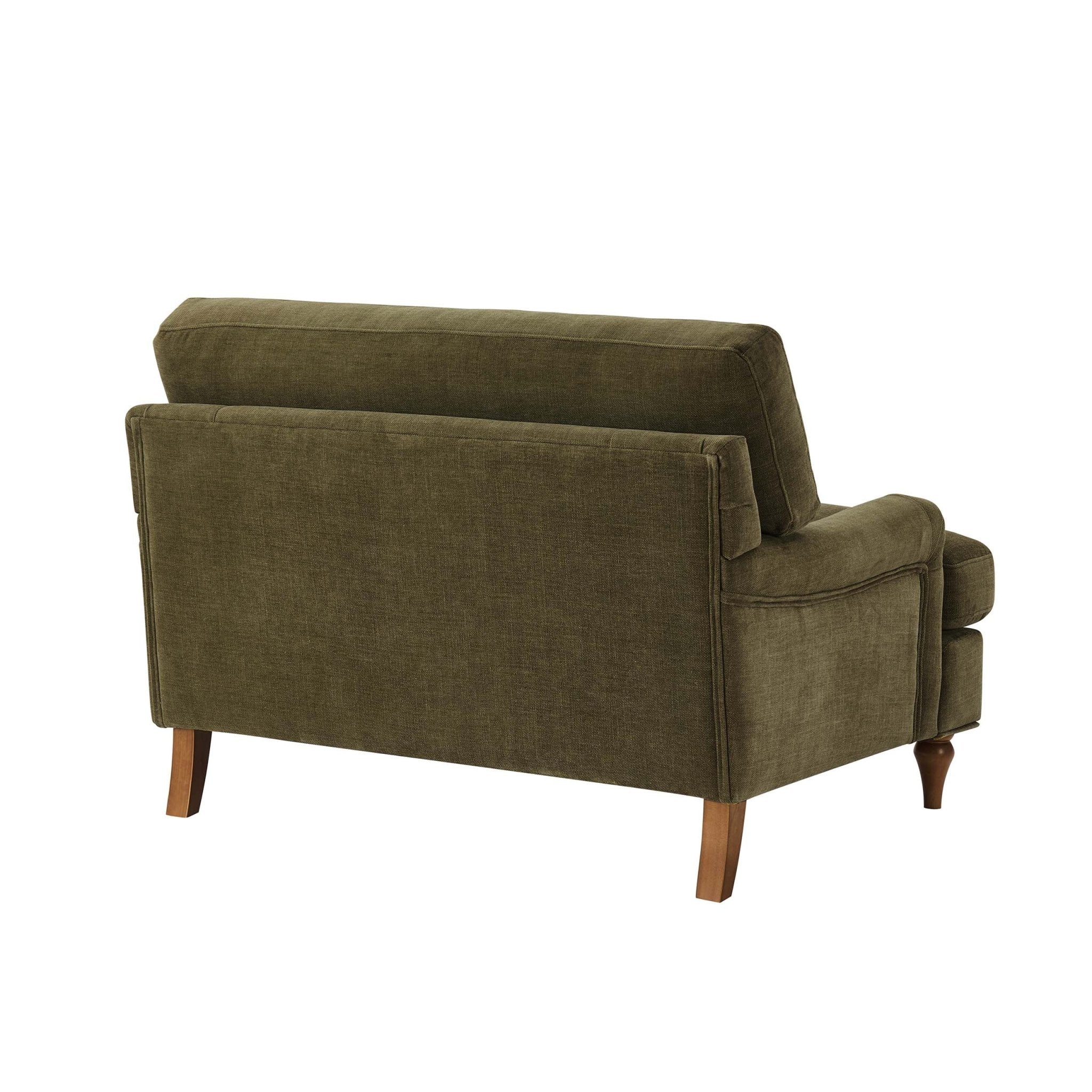 Hampshire Loveseat - Chenille Olive - Image 6