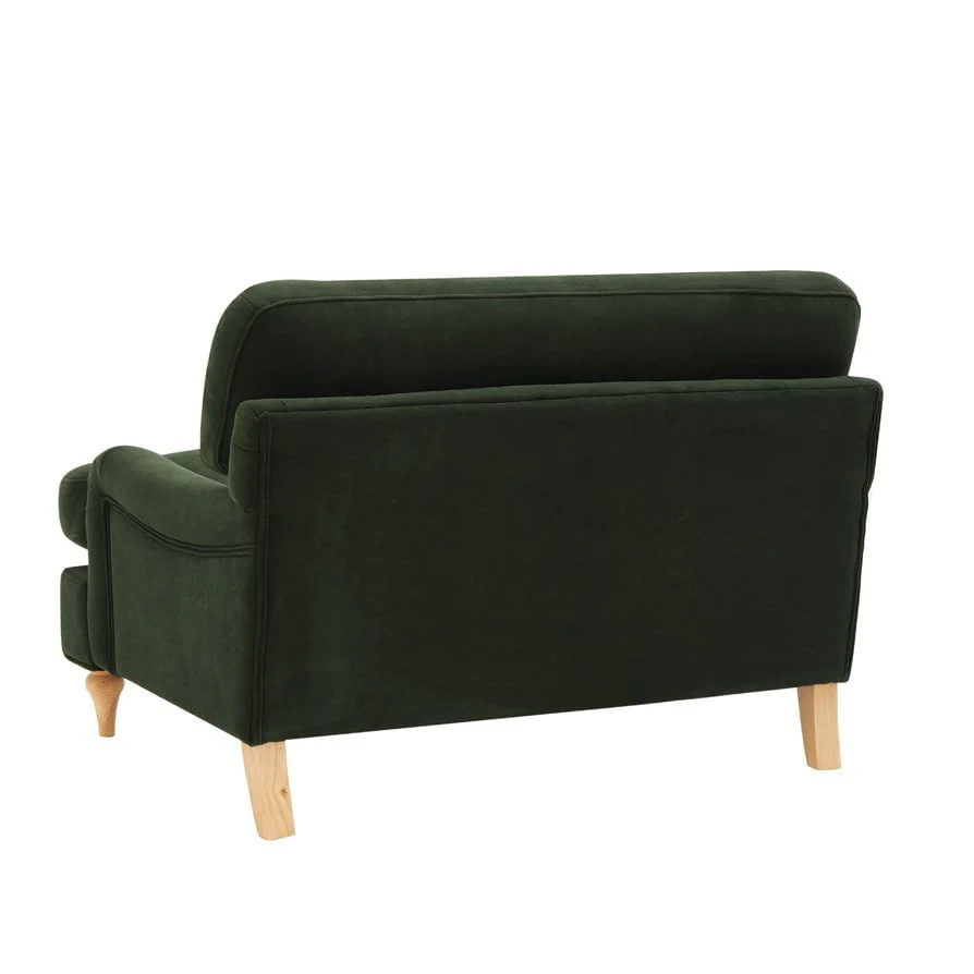 Hampshire Loveseat - Dark Olive Green - Image 5