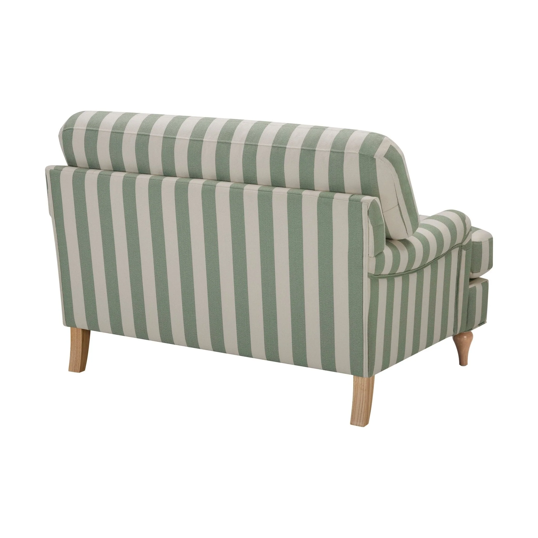 Hampshire Loveseat - Green Stripe - Image 7