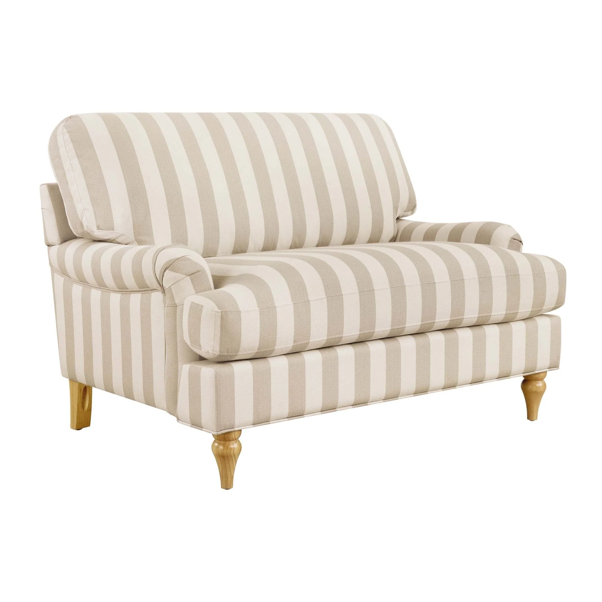 Hampshire Loveseat - Natural Stripe - Image 3
