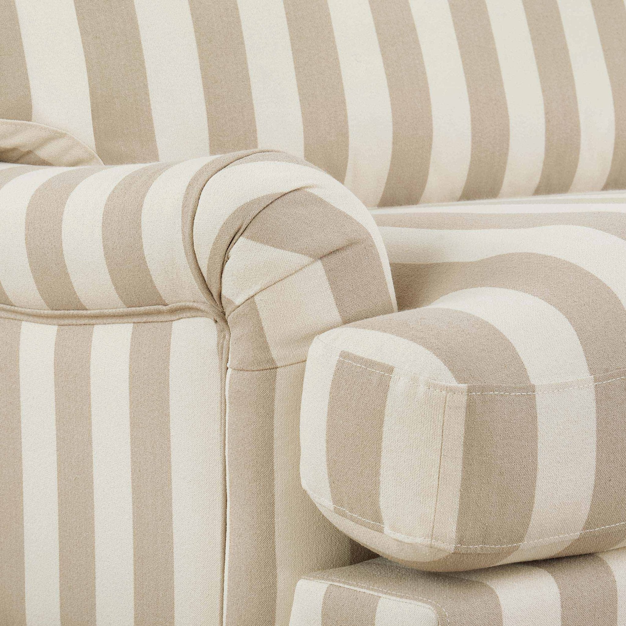 Hampshire Loveseat - Natural Stripe - Image 7