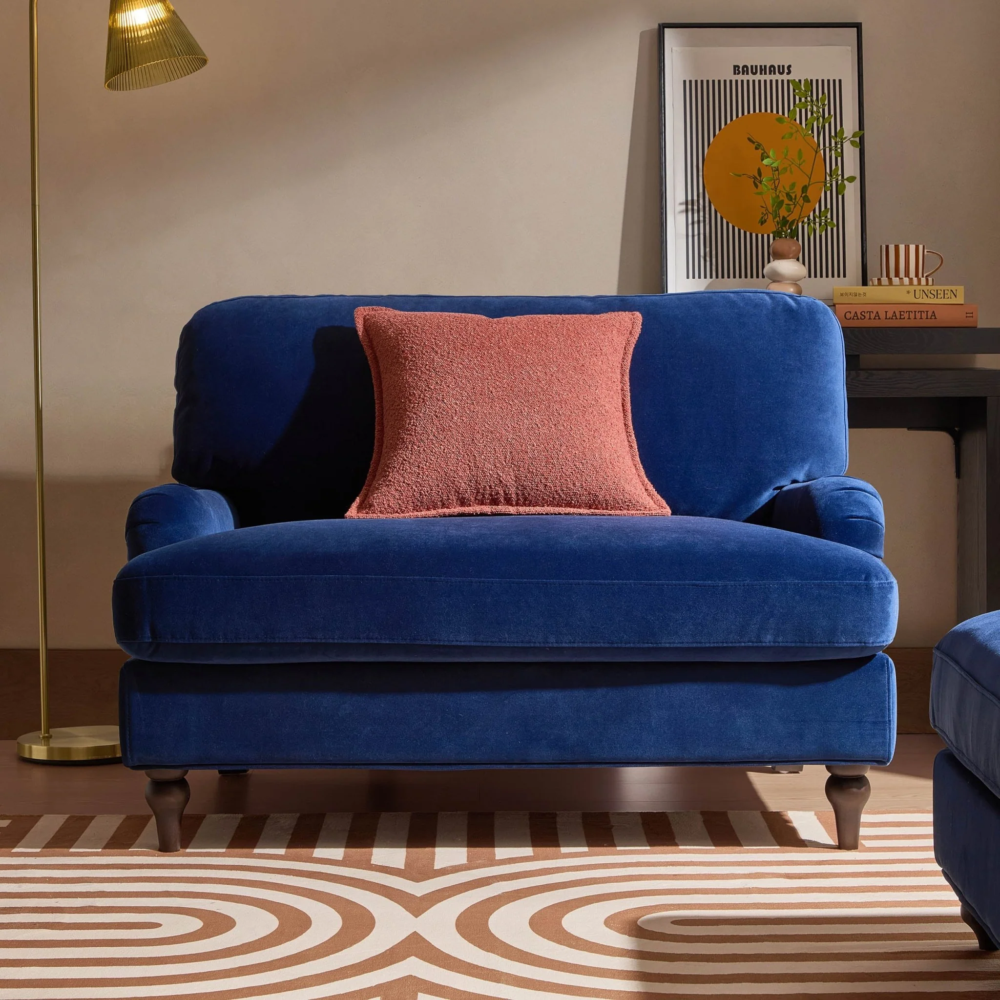 Hampshire Loveseat - Royal Blue - Image 2