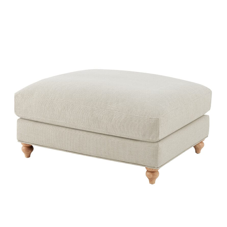 Hampshire Pouffe - Beige - Image 6