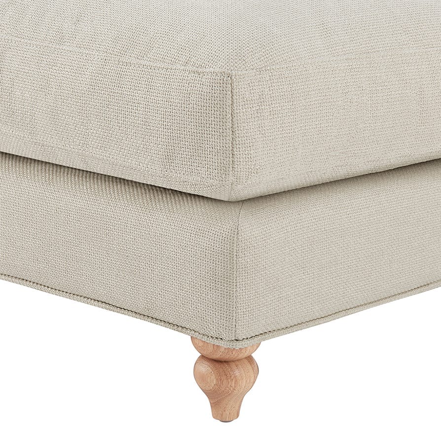 Hampshire Pouffe - Beige - Image 7