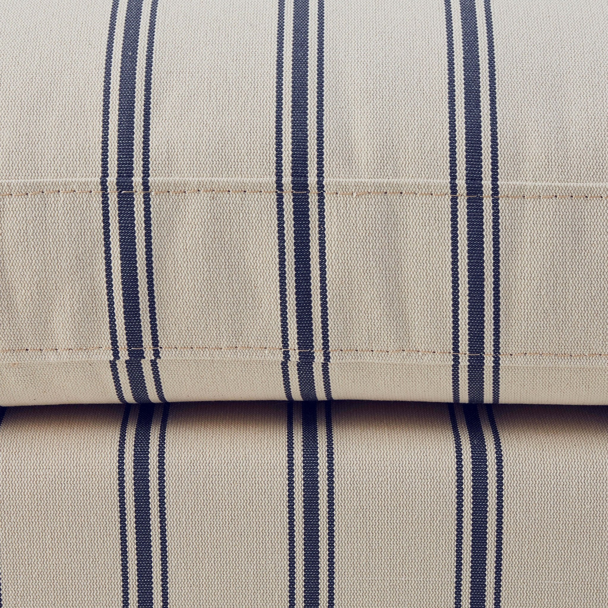Hampshire Pouffe - Blue Stripe - Image 5