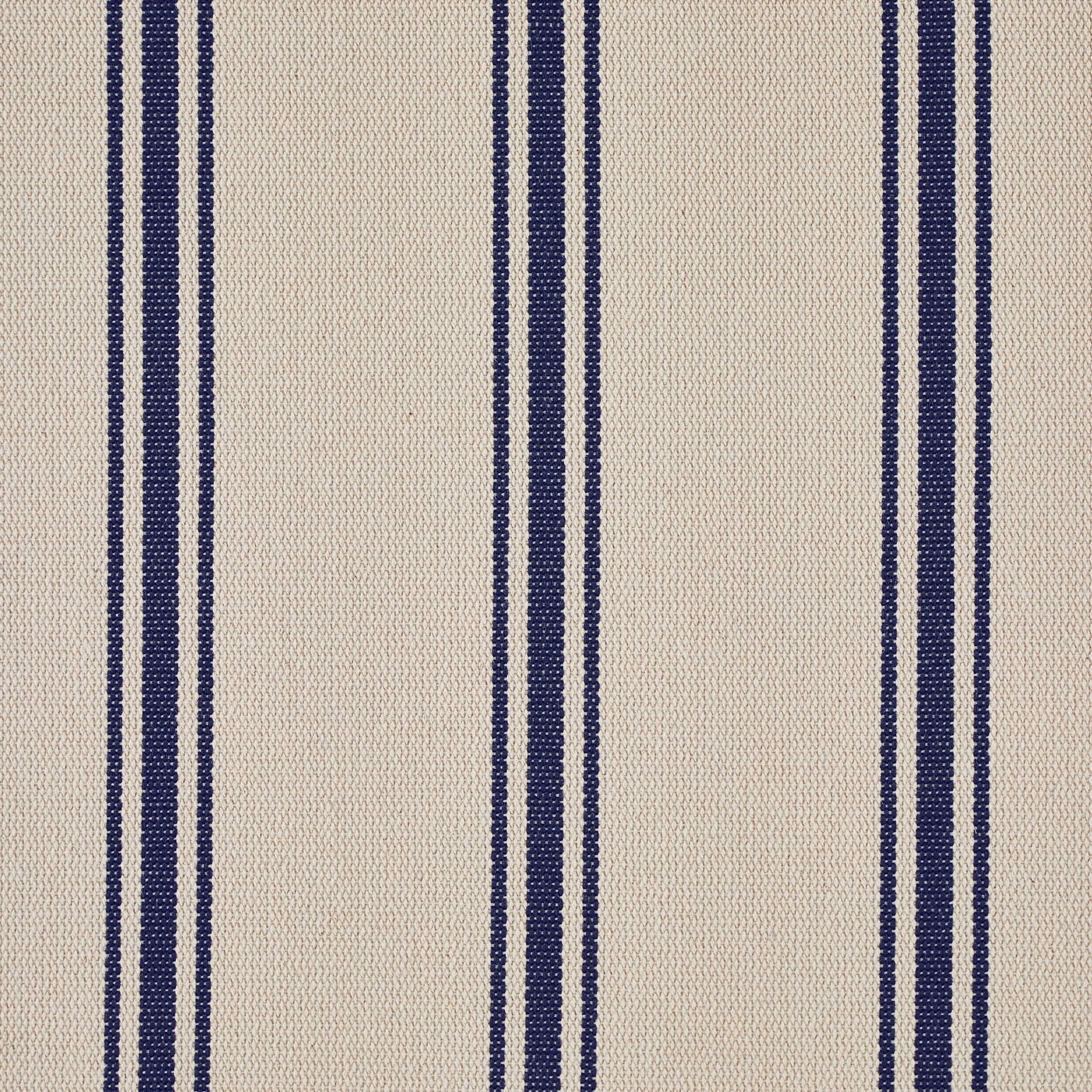 Hampshire Pouffe - Blue Stripe - Image 6