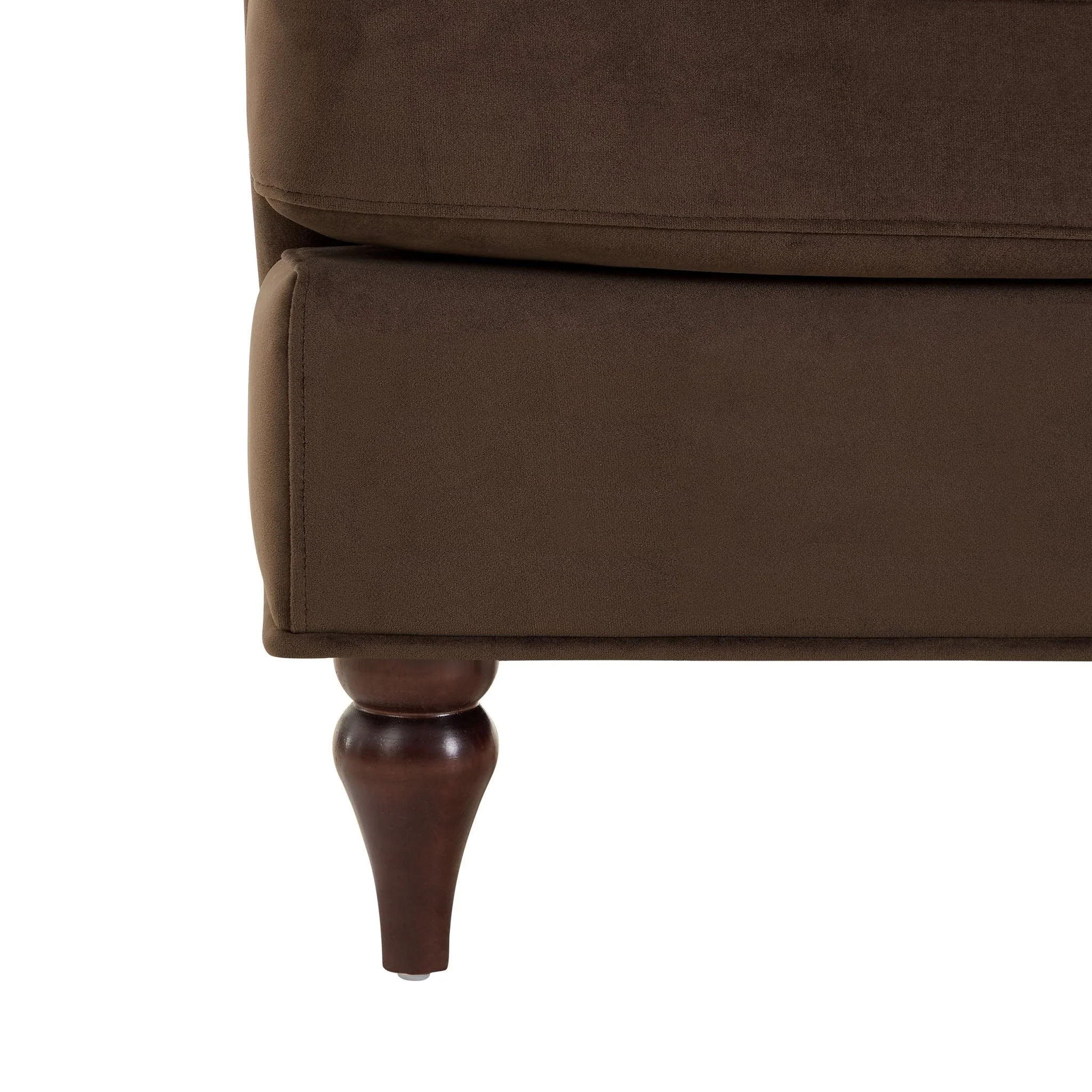 Hampshire Pouffe - Cappuccino - Image 4