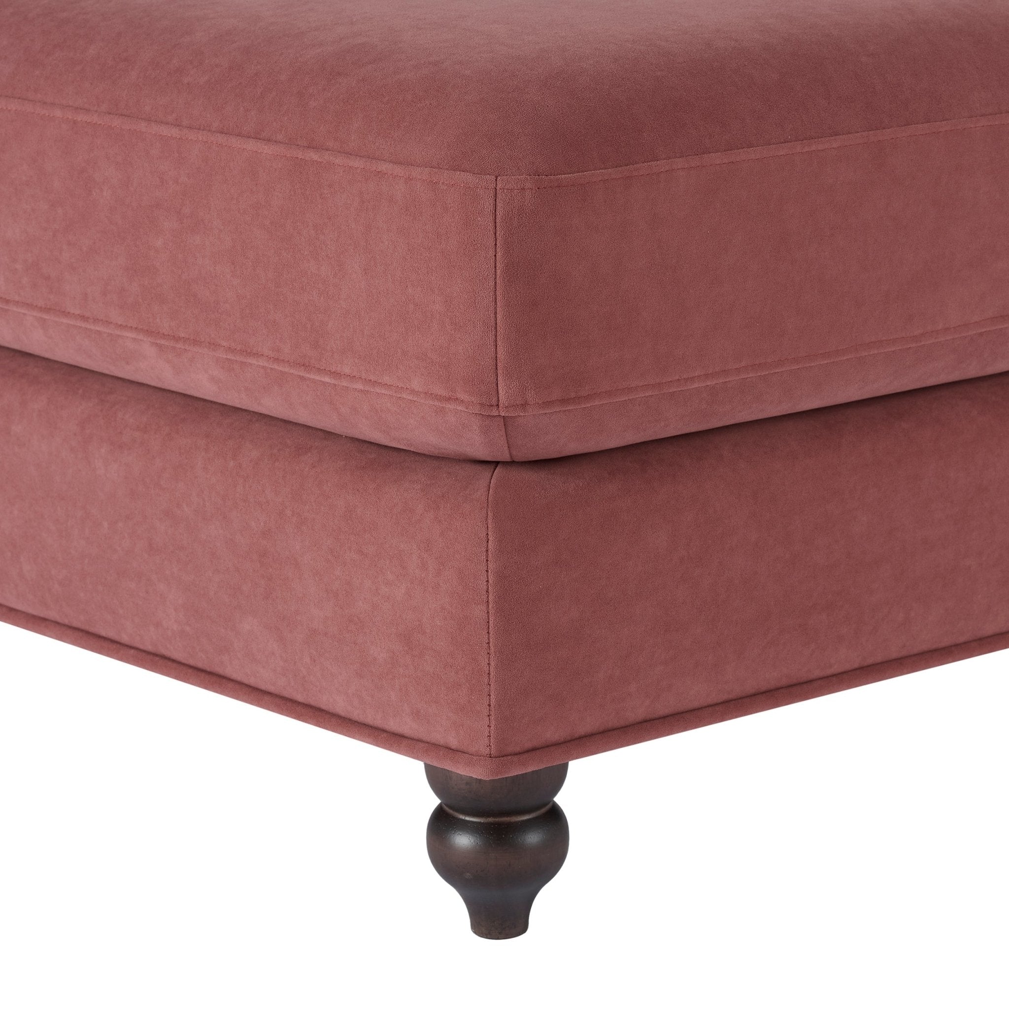 Hampshire Pouffe - Dusky Pink - Image 5