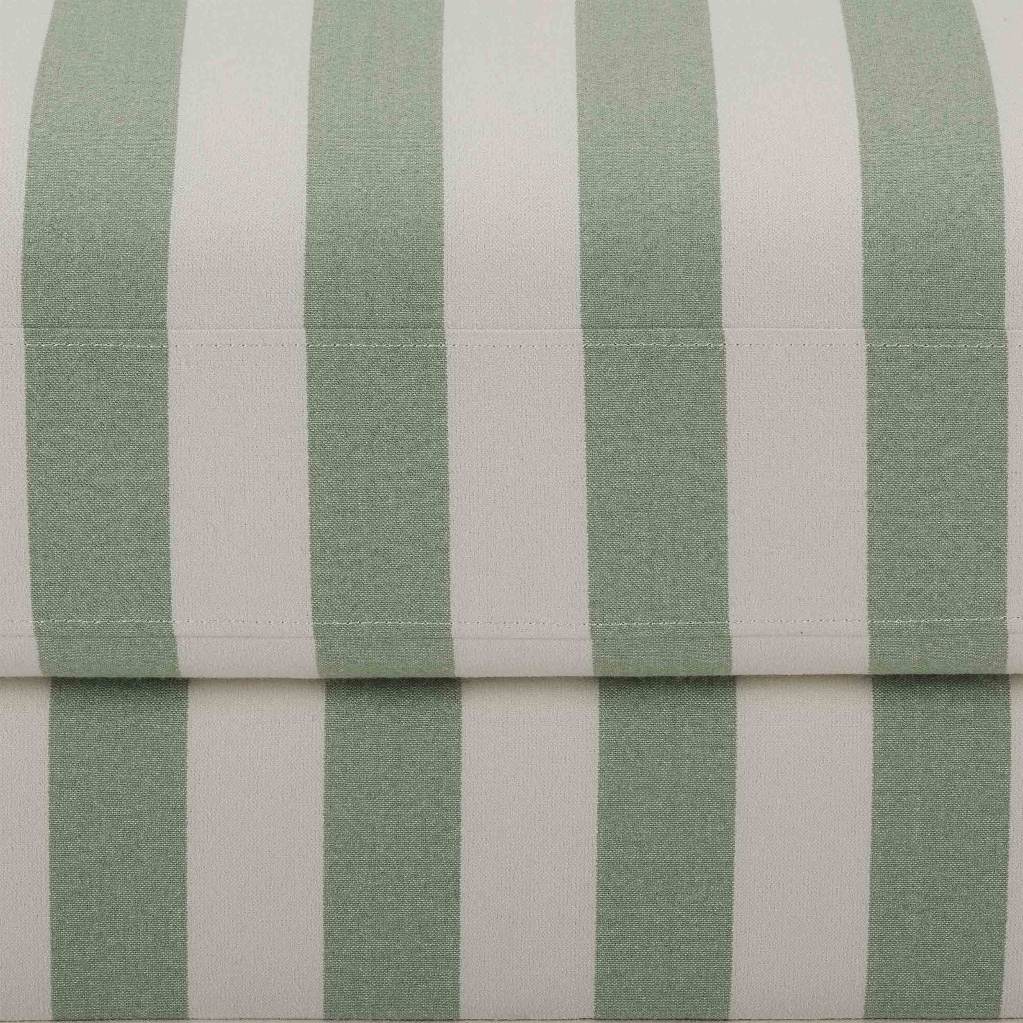Hampshire Pouffe - Green Stripe - Image 4