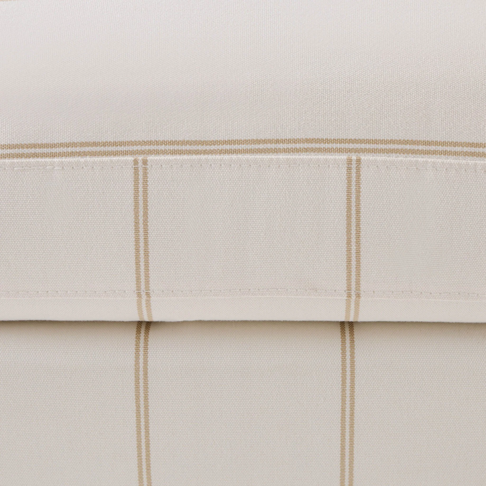 Hampshire Pouffe - Thin Natural Stripe - Image 5