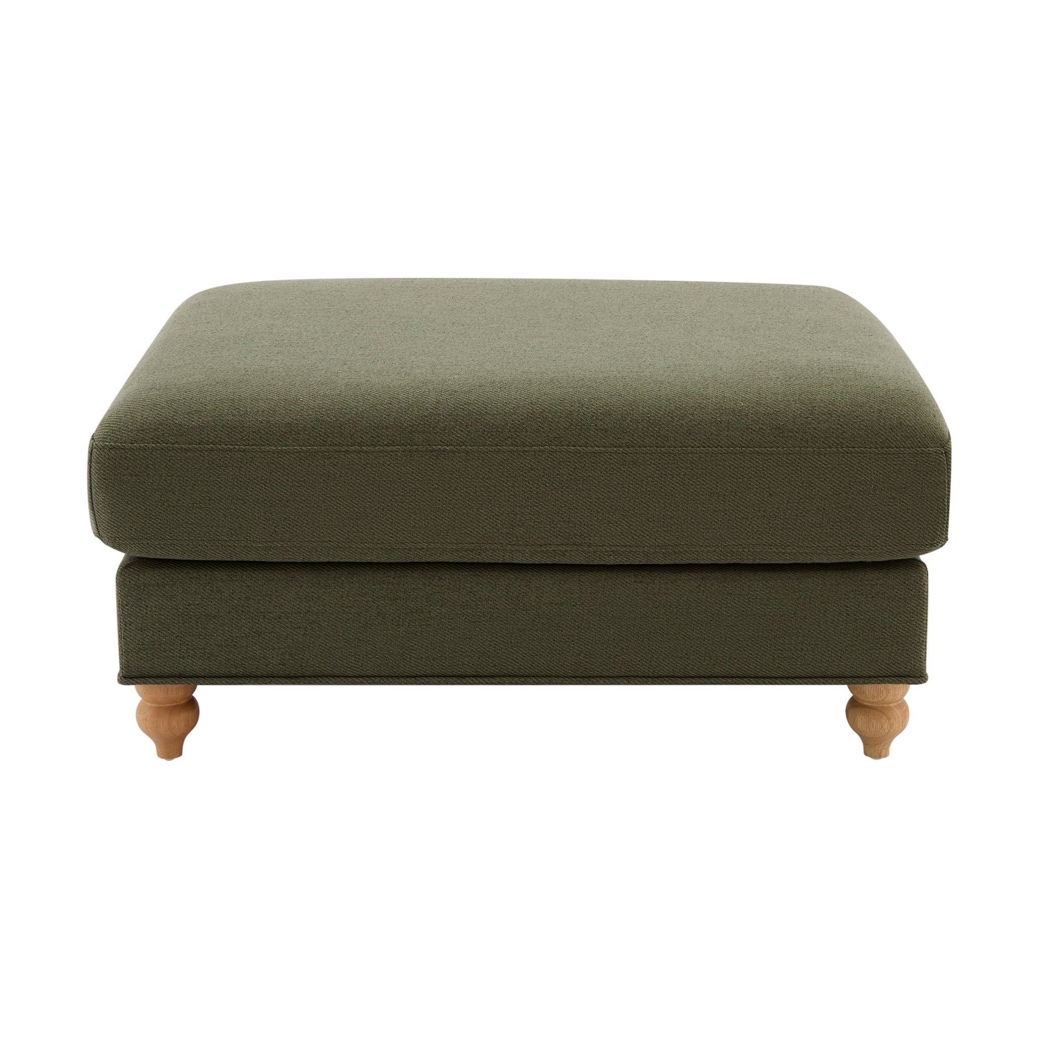 Hampshire Pouffe - Woven Green - Image 4