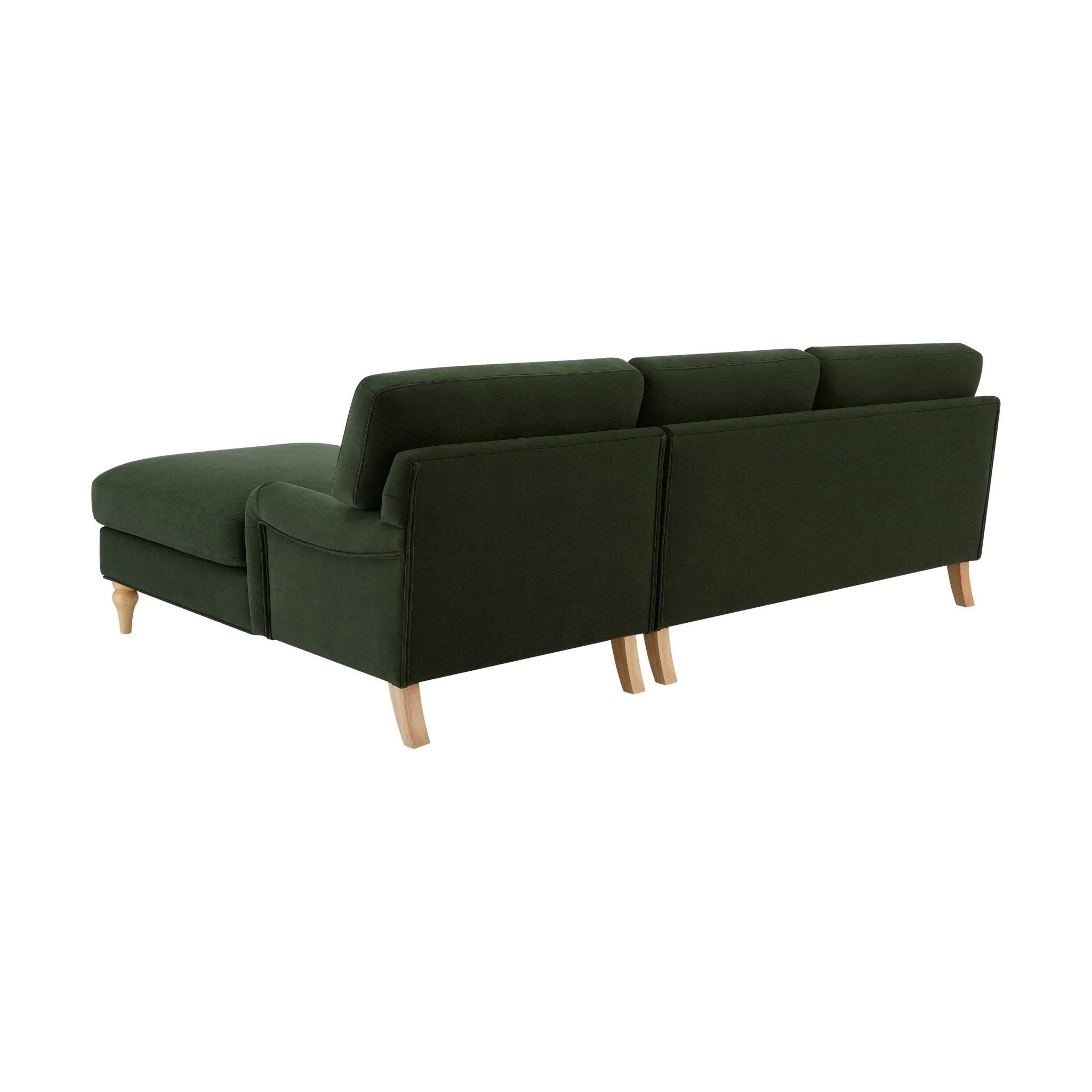 Hampshire Right Hand Chaise Sofa - Dark Olive - Image 5
