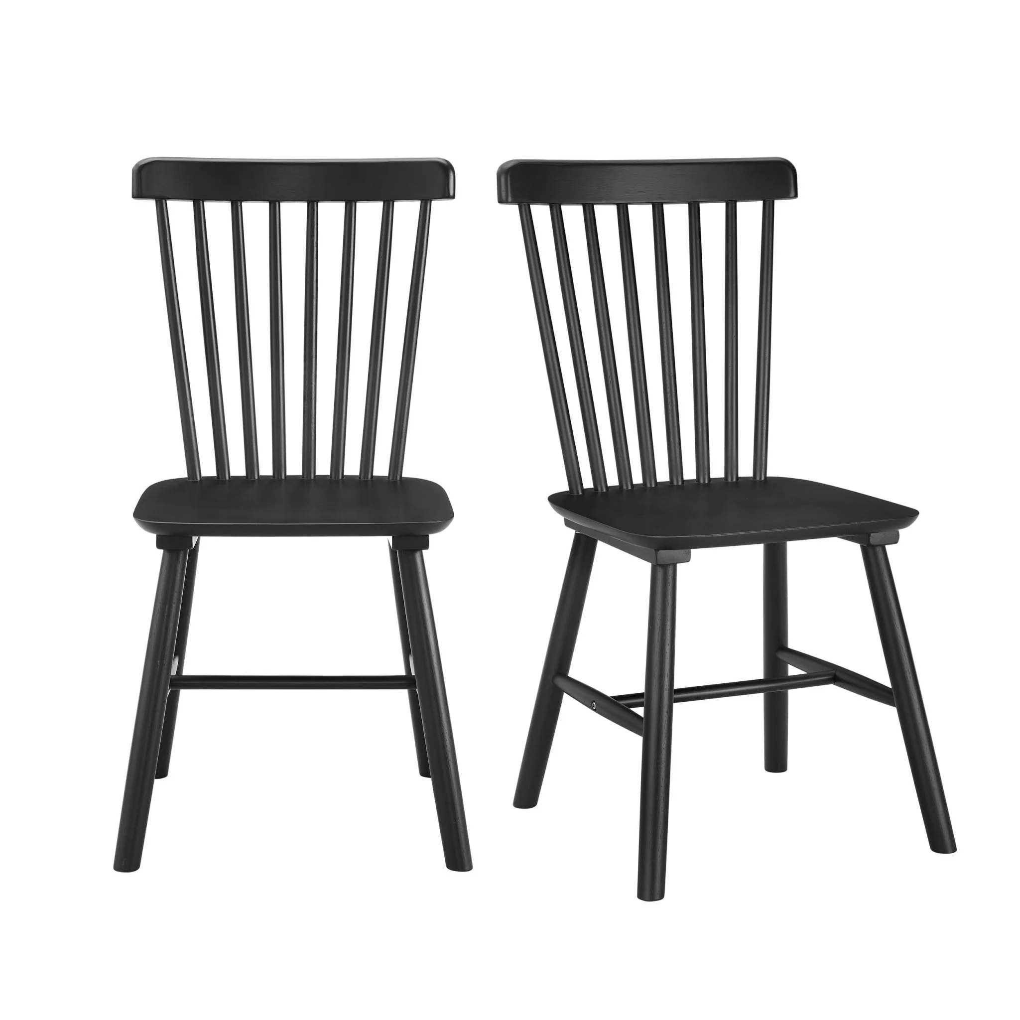 Harley Set of 2 Dining Chairs - Black - Image 2