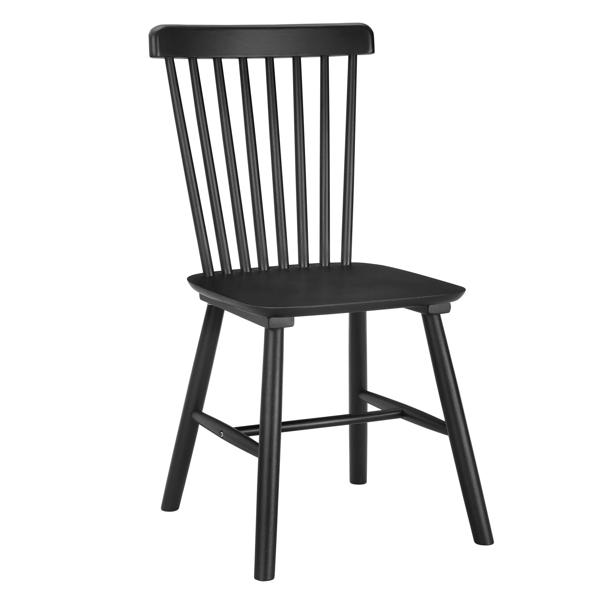 Harley Set of 2 Dining Chairs - Black - Image 3