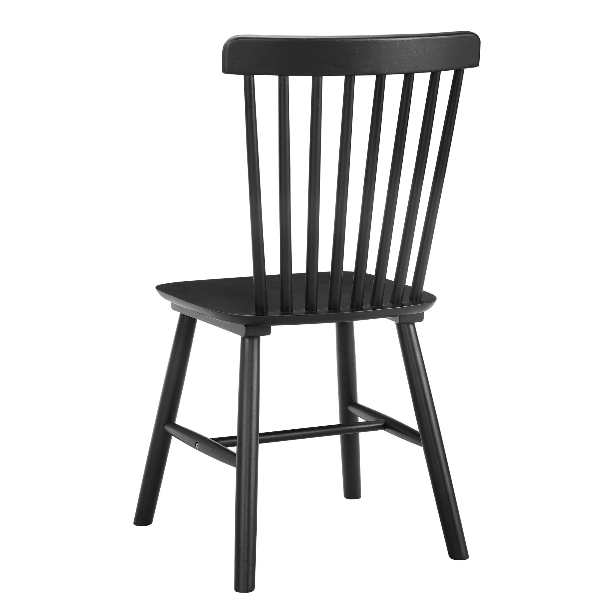 Harley Set of 2 Dining Chairs - Black - Image 5