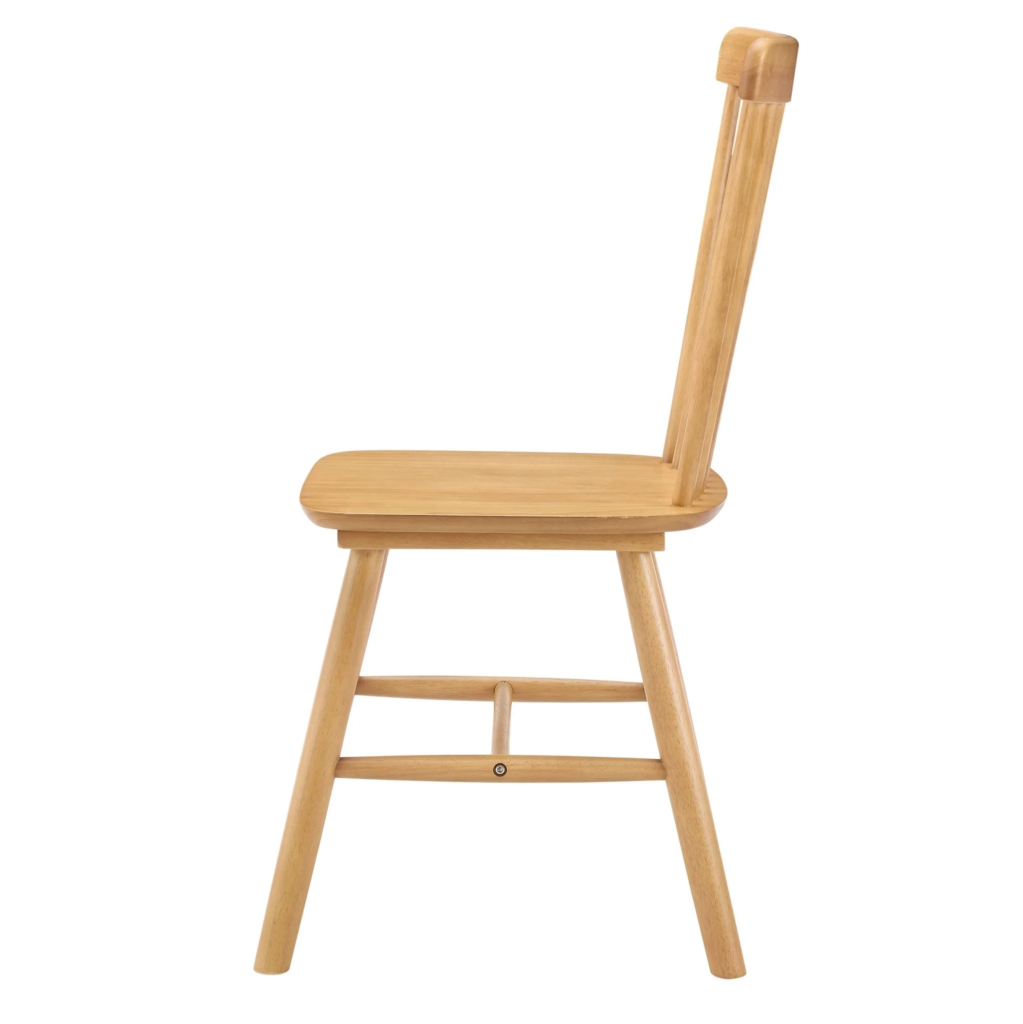 Harley Set of 2 Dining Chairs - Light Wood - Image 4