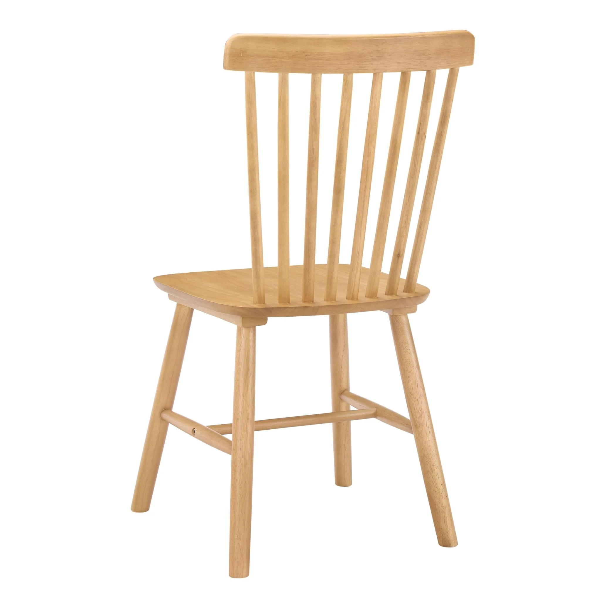 Harley Set of 2 Dining Chairs - Light Wood - Image 5